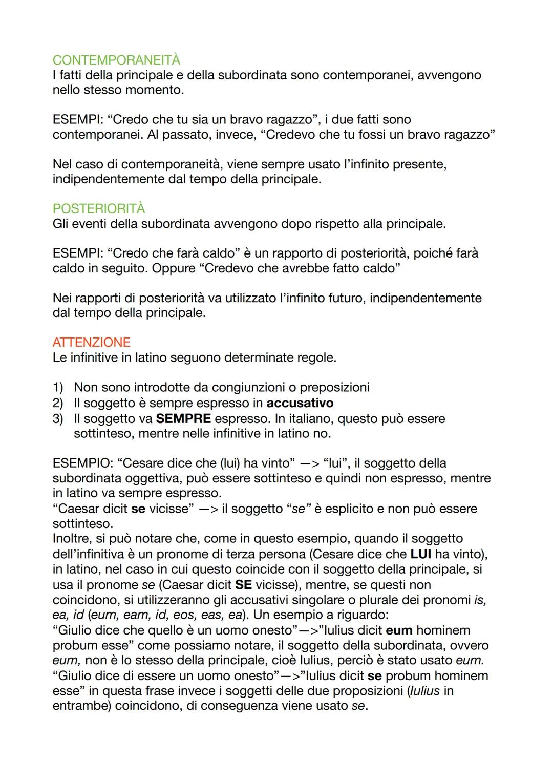 # INFINITO E INFINITIVE LATINO
In latino, l'infinito presenta tre tempi (presente, perfetto e futuro) e può essere
attivo o passivo
* IN