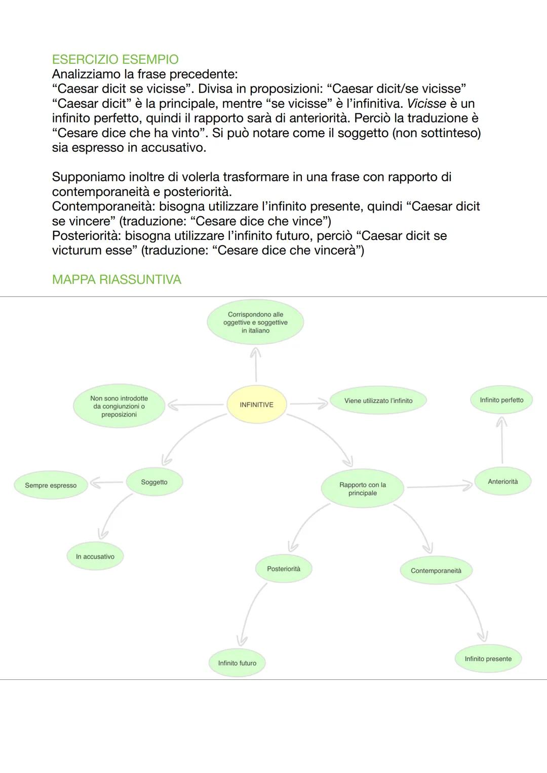 # INFINITO E INFINITIVE LATINO
In latino, l'infinito presenta tre tempi (presente, perfetto e futuro) e può essere
attivo o passivo
* IN
