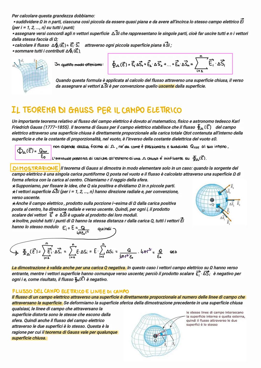 IL CAMPO ELETTRICO
Un campo vettoriale è una funzione che associa a ogni punto uno e un solo vettore che specifica in modulo, direzione e
ve