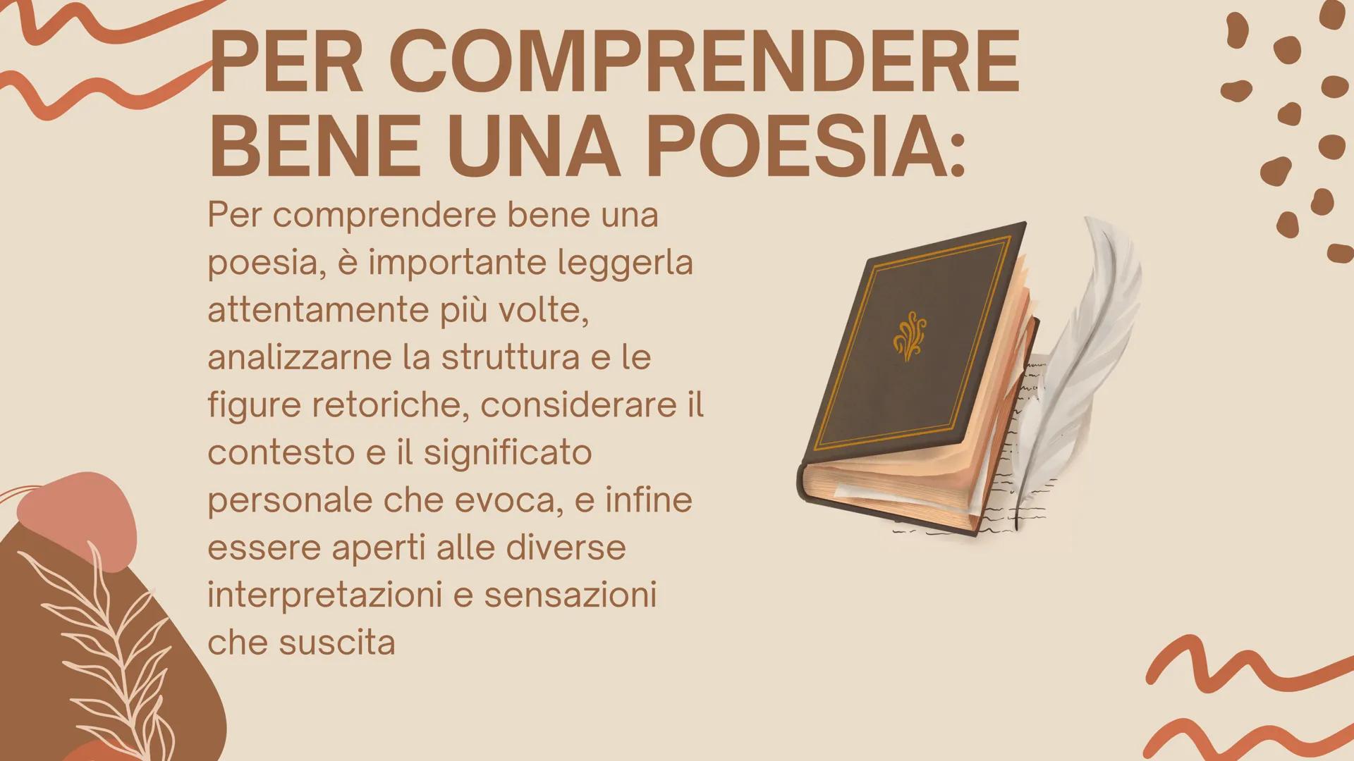 2
LA ++
POESIA CHE COS'È LA POESIA?
La poesia è un modo di esprimere pensieri, emozioni e
sentimenti attraverso l'uso creativo delle parole.