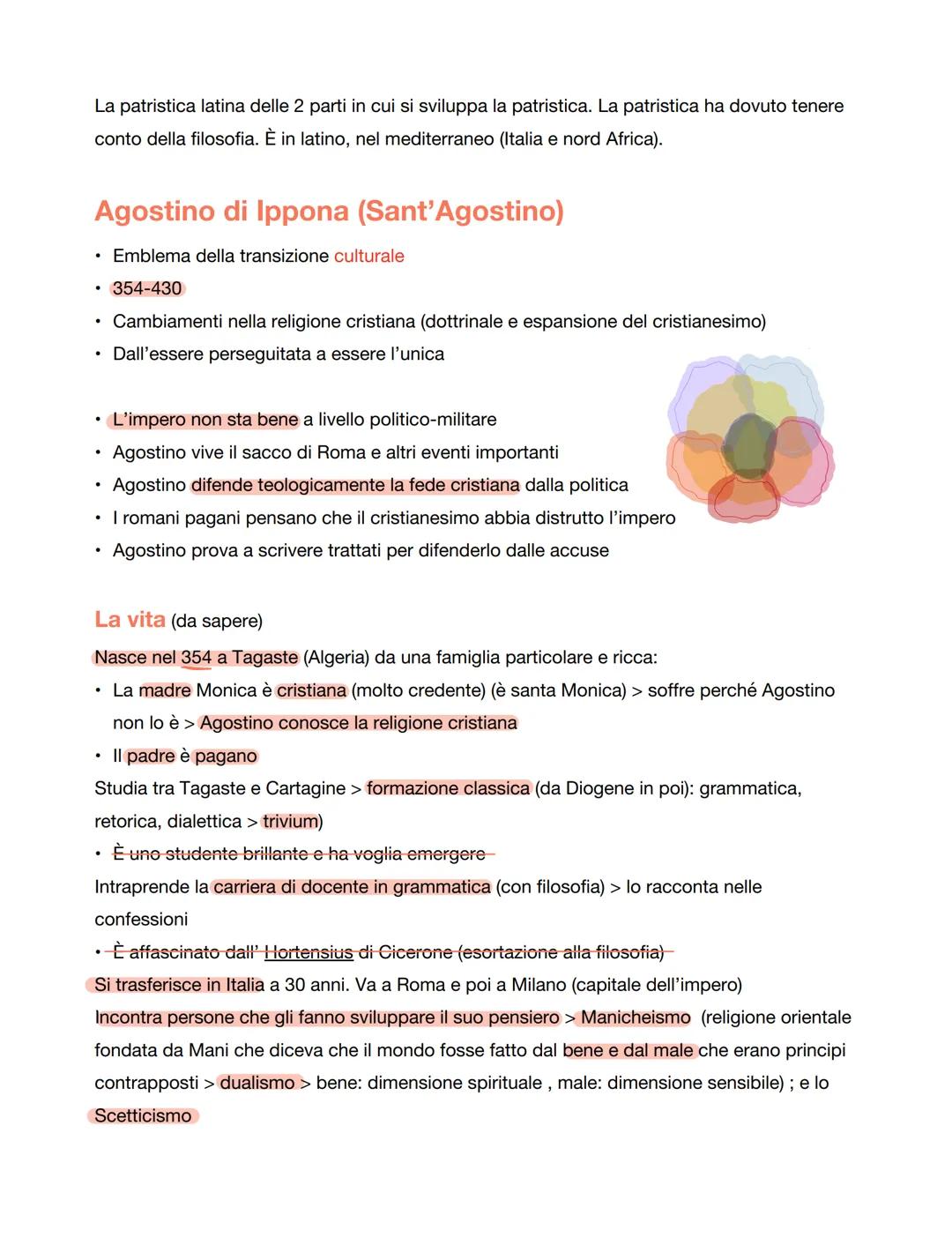 La patristica latina delle 2 parti in cui si sviluppa la patristica. La patristica ha dovuto tenere
conto della filosofia. È in latino, nel