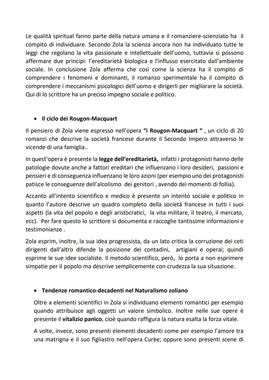 # SCRITTORI EUROPEI NELL'ETÀ DEL NATURALISMO
II Naturalismo francese
* I fondamenti teorici
Gli scrittori veristi italiani, compreso Ve