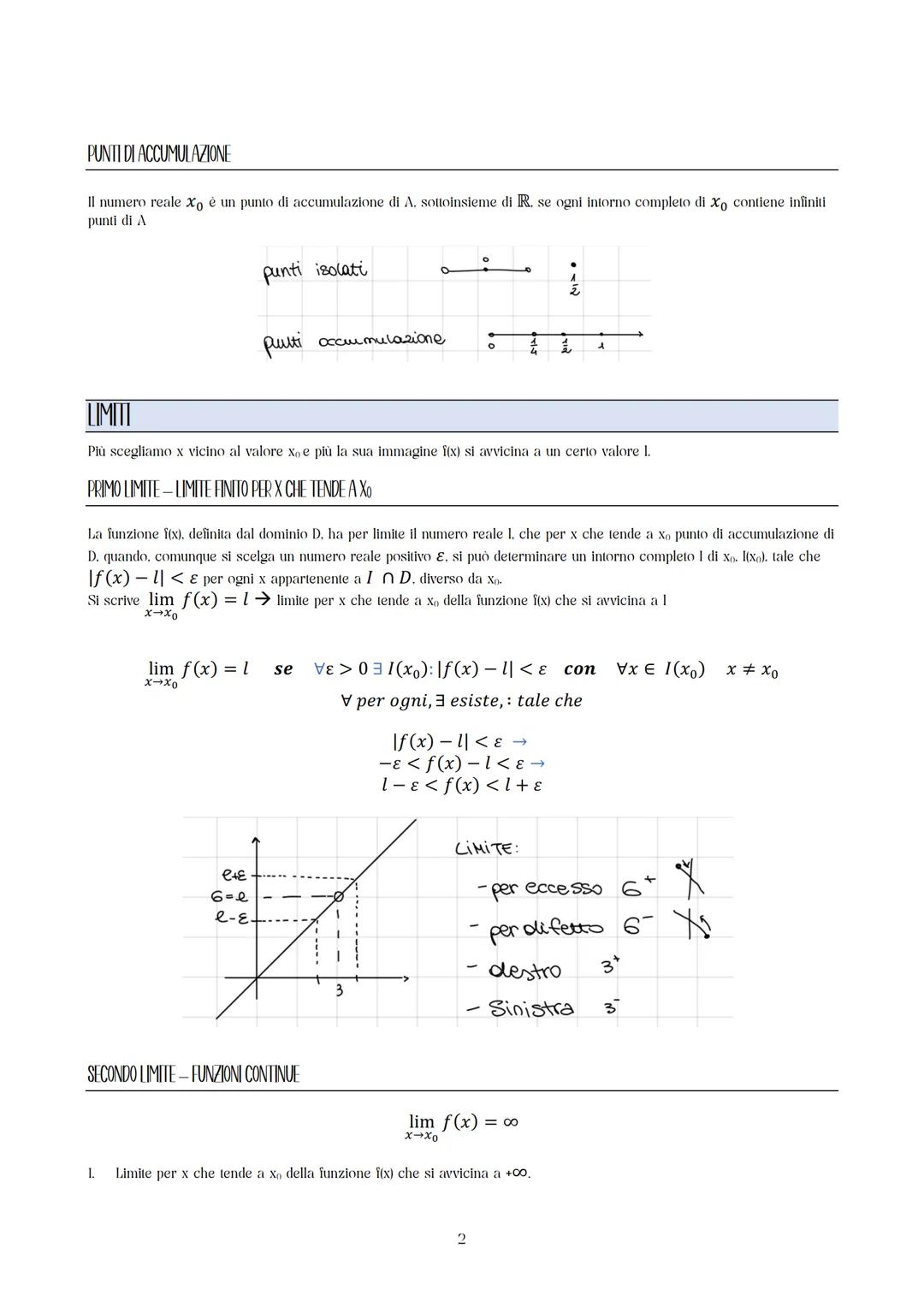 # INTRODUZIONE AI LIMIT
## INTORNO DI UN PUNTO
Dato un intorno reale Xo. un intorno completo di Xo è un qualunque intervallo aperto 1(xo).