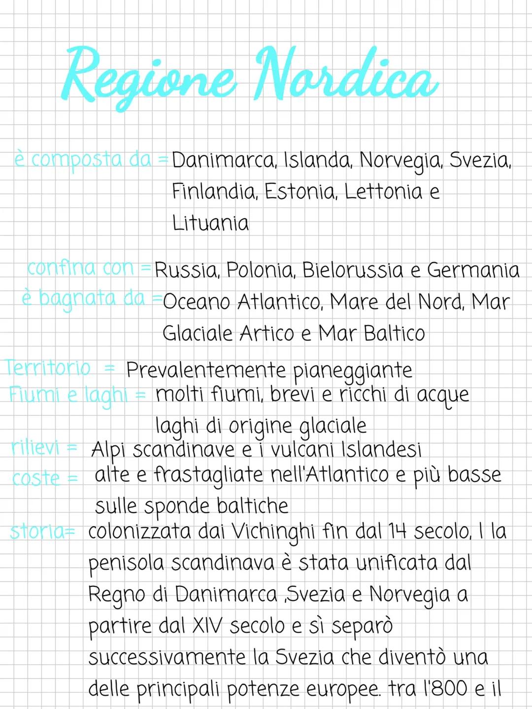 La regione Nordica