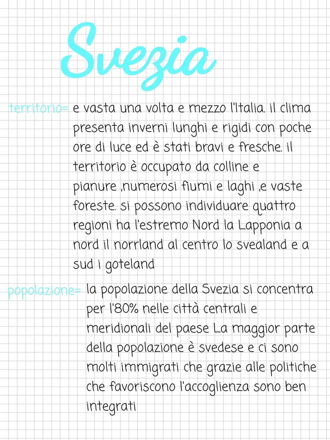 Regione Nordica
è composta da Danimarca, Islanda, Norvegia, Svezia,
Finlandia, Estonia, Lettonia e
Lituania
confina con Russia, Polonia, Bie
