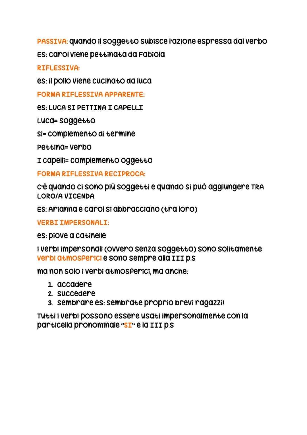 IL CONGIUNTIVO:
il congiuntivo indica un:
I verbi
Desiderio
opinione (imperfetto: passate)
POSSibilità (imperfetto: necessità nel passato)
P