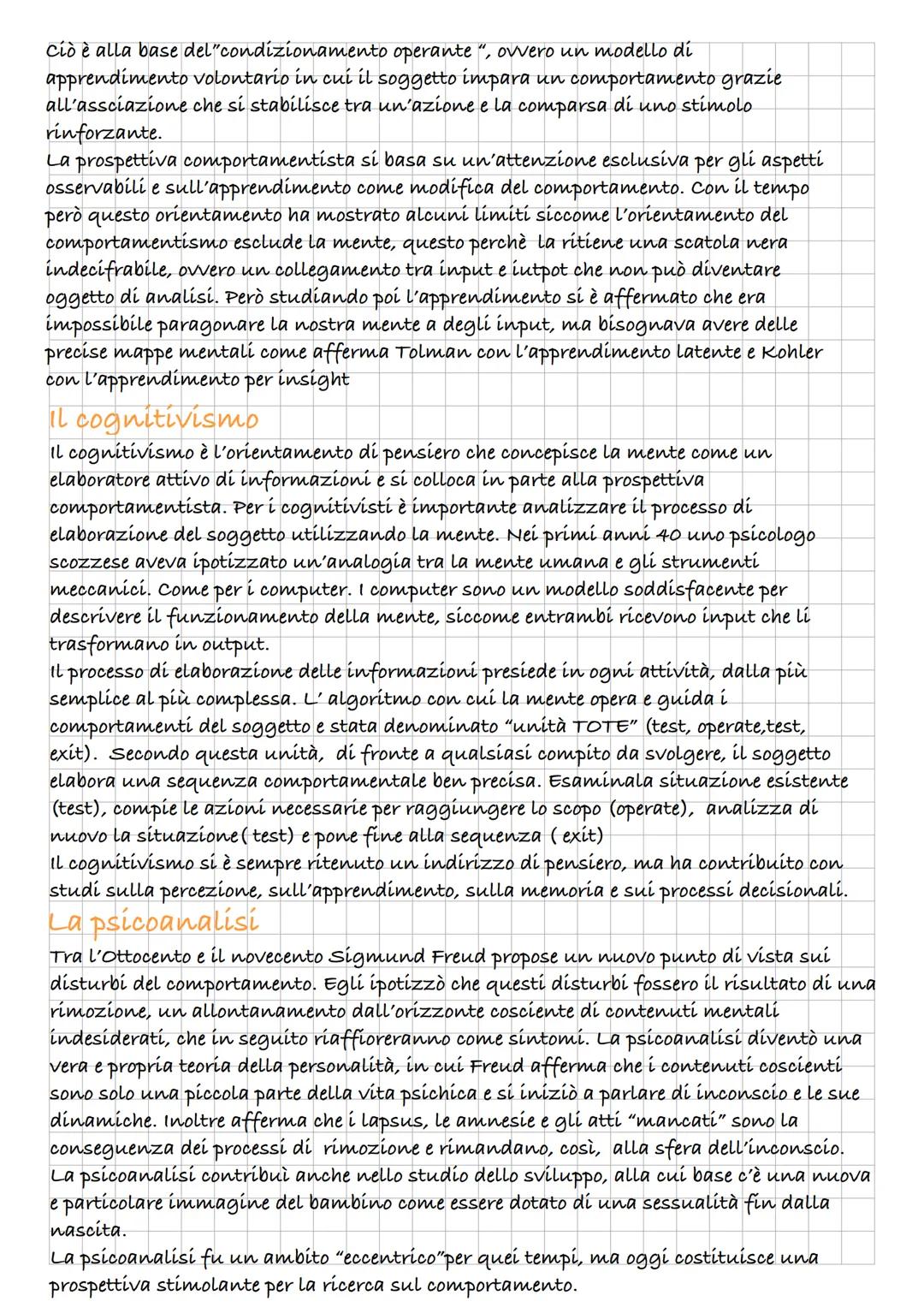 # Lo studio del comportamento e
dello sviluppo
La psicología è lo studio scientifico del comportamento ed è legato a molti ambiti
della nos