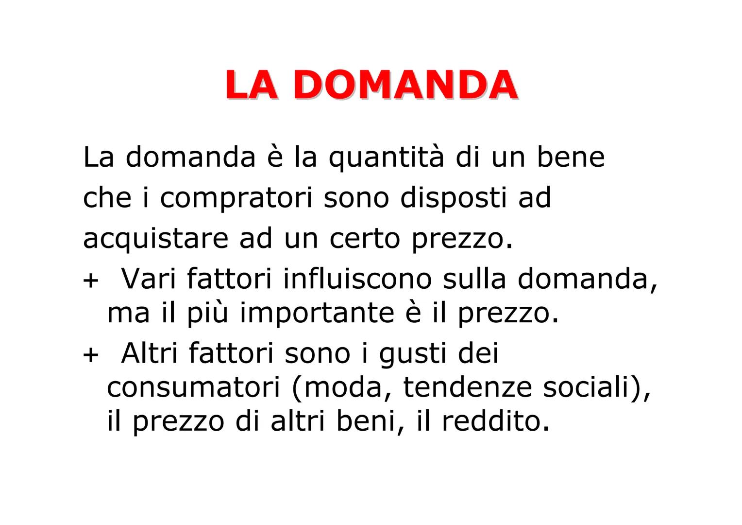 IL MERCATO Lo scambio
I soggetti che operano nel sistema economico,
sono strettamente interdipendenti tra loro e
creano dei flussi di scambi