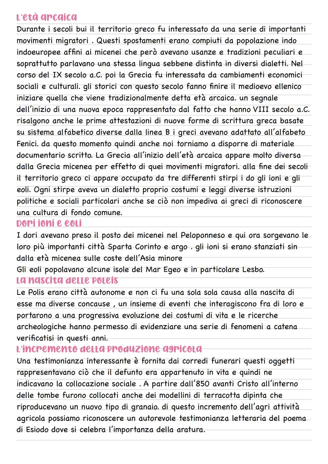 l’età arcaica, la nascita delle poleis e la seconda colonizzazione greca