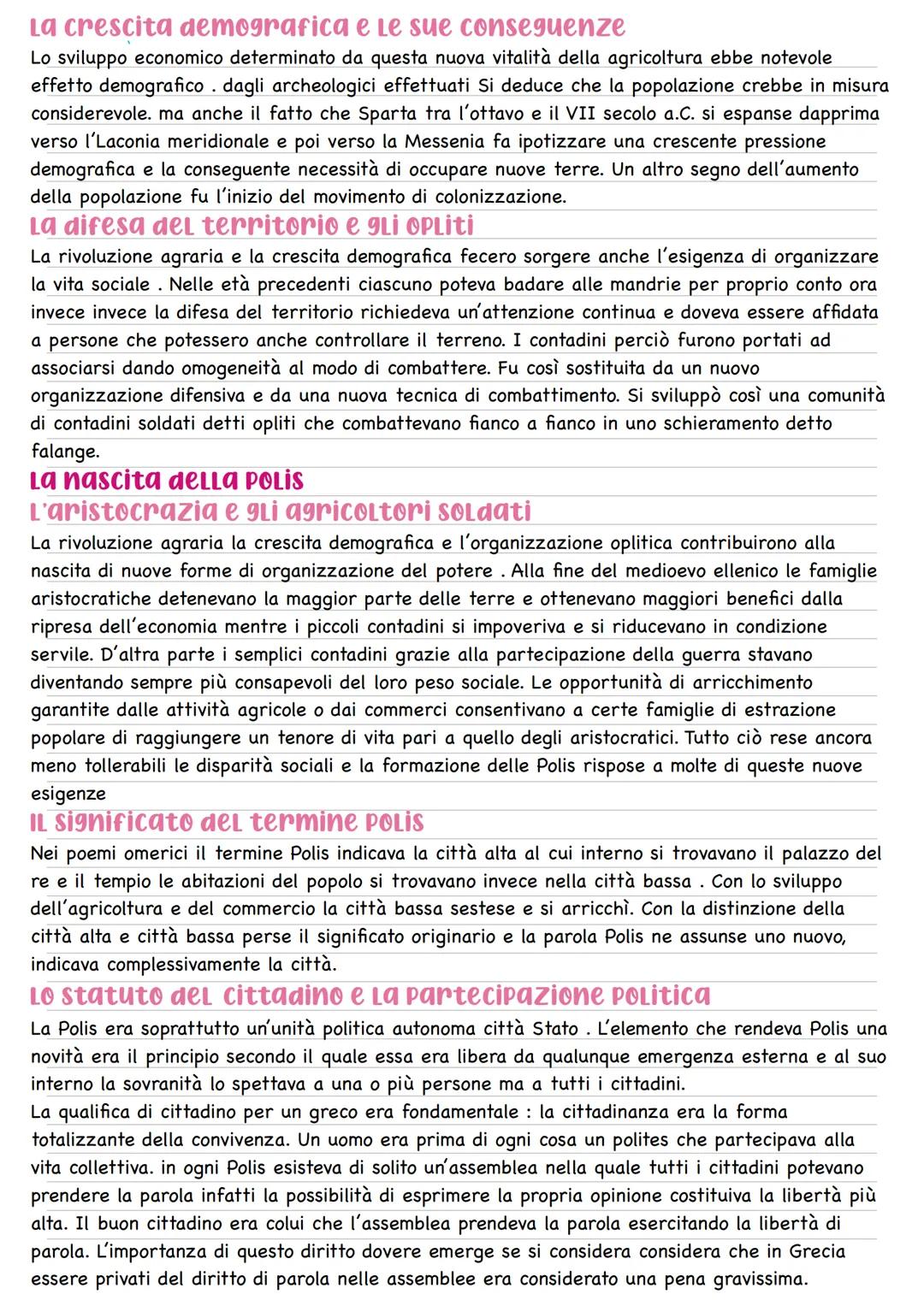 # L'età arcaica
Durante i secoli bui il territorio greco fu interessato da una serie di importanti
movimenti migratori. Questi spostamenti