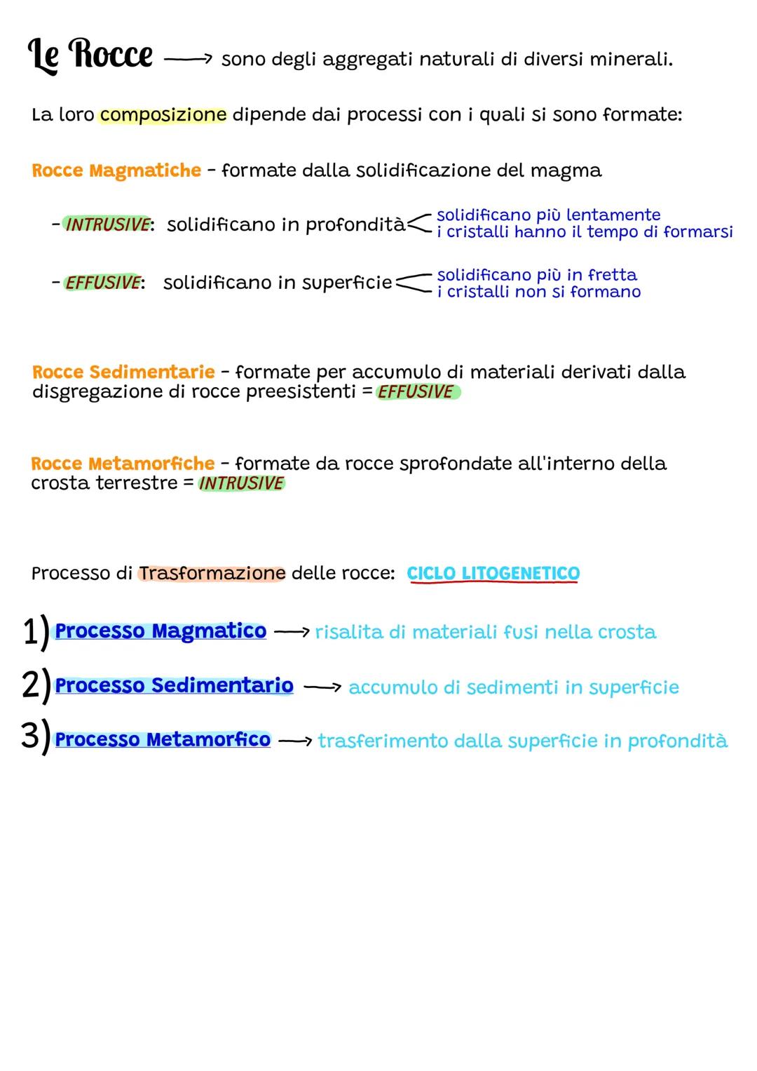 # 1 Minerali
sono sostanze solide, naturali, con una
composizione chimica ben definita, che
formano le rocce.
I loro atomi sono quasi sempr
