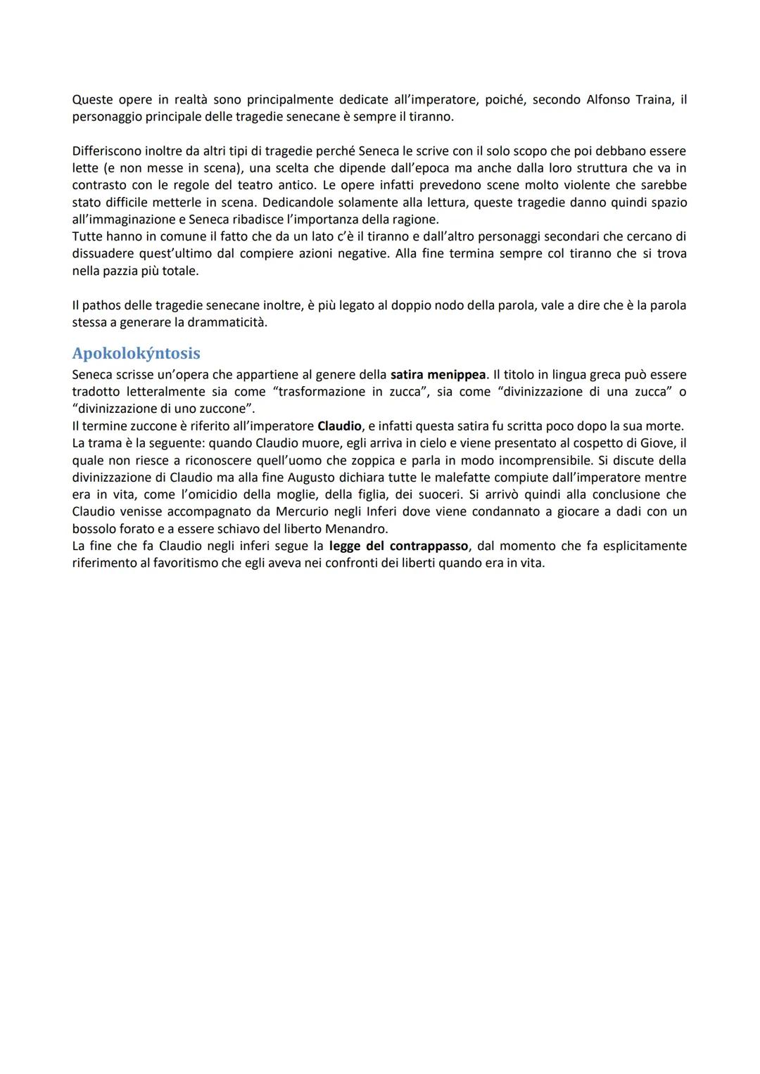 Seneca
Lucio Anneo Seneca nacque a Cordova da una famiglia di ordine equestre di origine italica. Particolare
importante che definirà il suo
