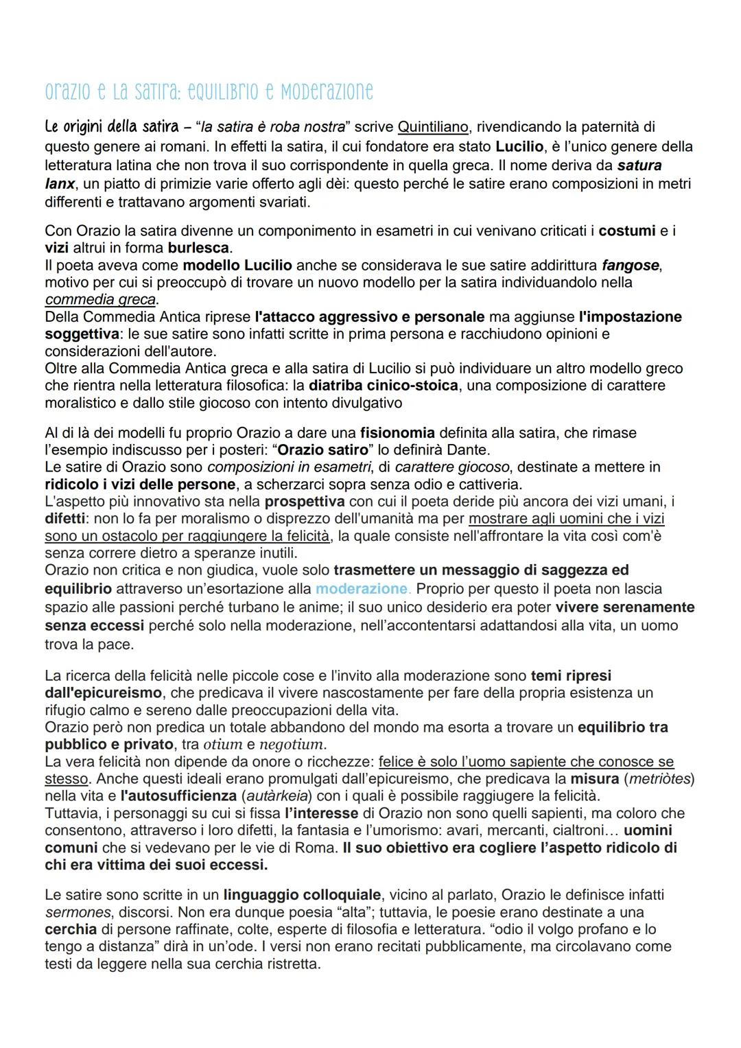 # Orazio
Quinto Orazio Flacco nacque l'8 dicembre del 65 a.C. a Venosa. Era un libertino patre natus
ossia figlio di un liberto: il padre e