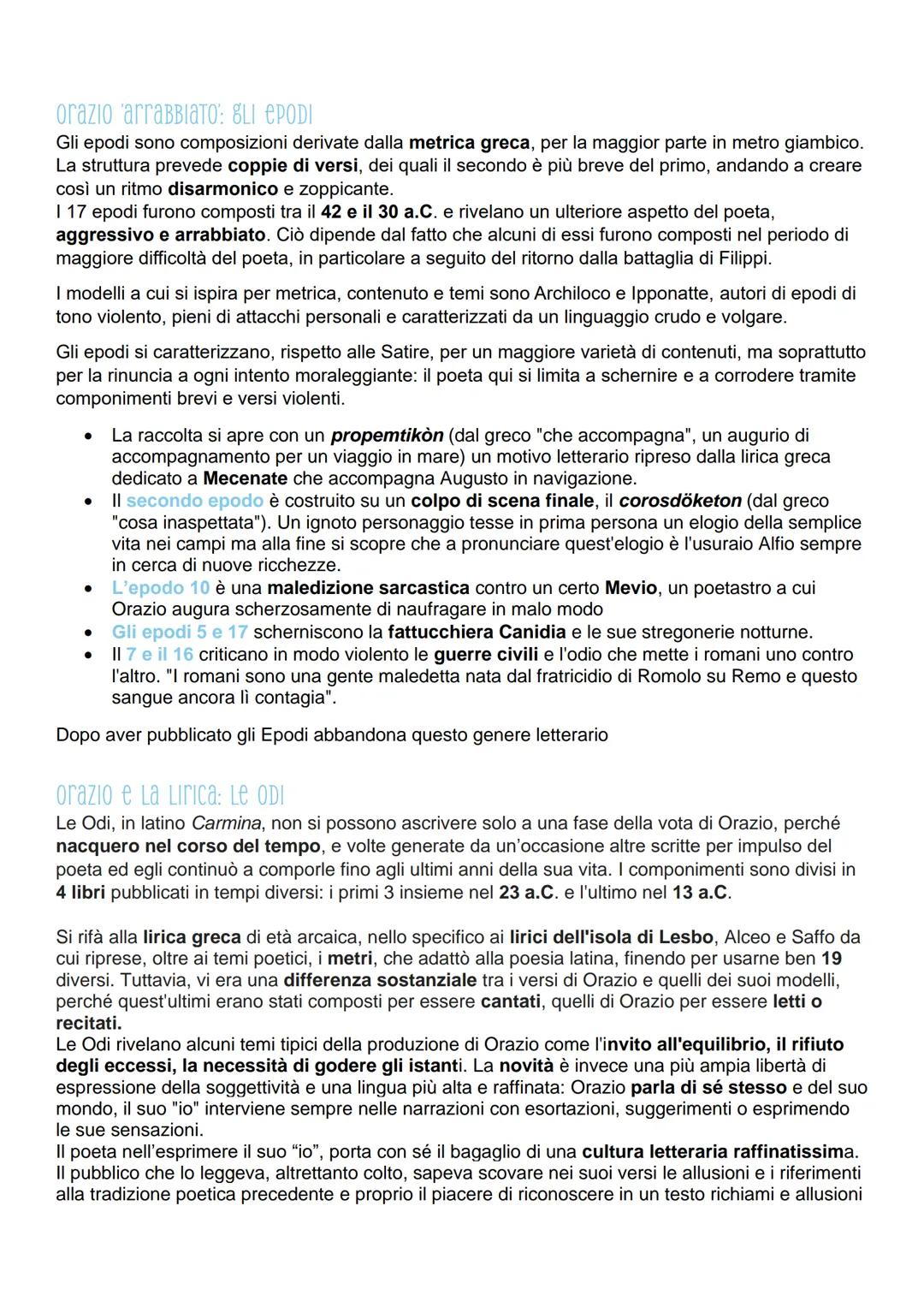 # Orazio
Quinto Orazio Flacco nacque l'8 dicembre del 65 a.C. a Venosa. Era un libertino patre natus
ossia figlio di un liberto: il padre e