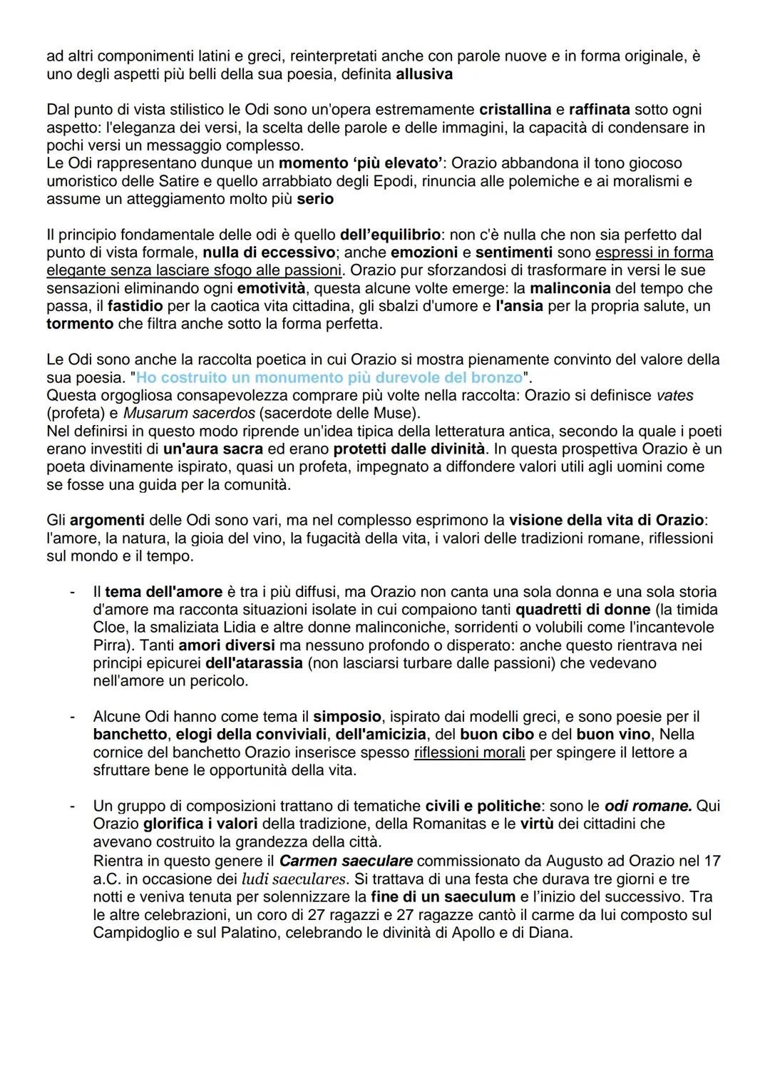 # Orazio
Quinto Orazio Flacco nacque l'8 dicembre del 65 a.C. a Venosa. Era un libertino patre natus
ossia figlio di un liberto: il padre e