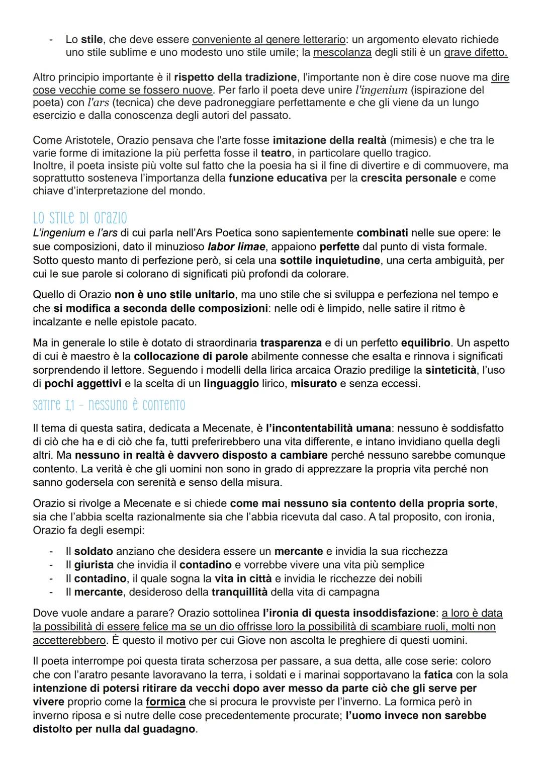# Orazio
Quinto Orazio Flacco nacque l'8 dicembre del 65 a.C. a Venosa. Era un libertino patre natus
ossia figlio di un liberto: il padre e