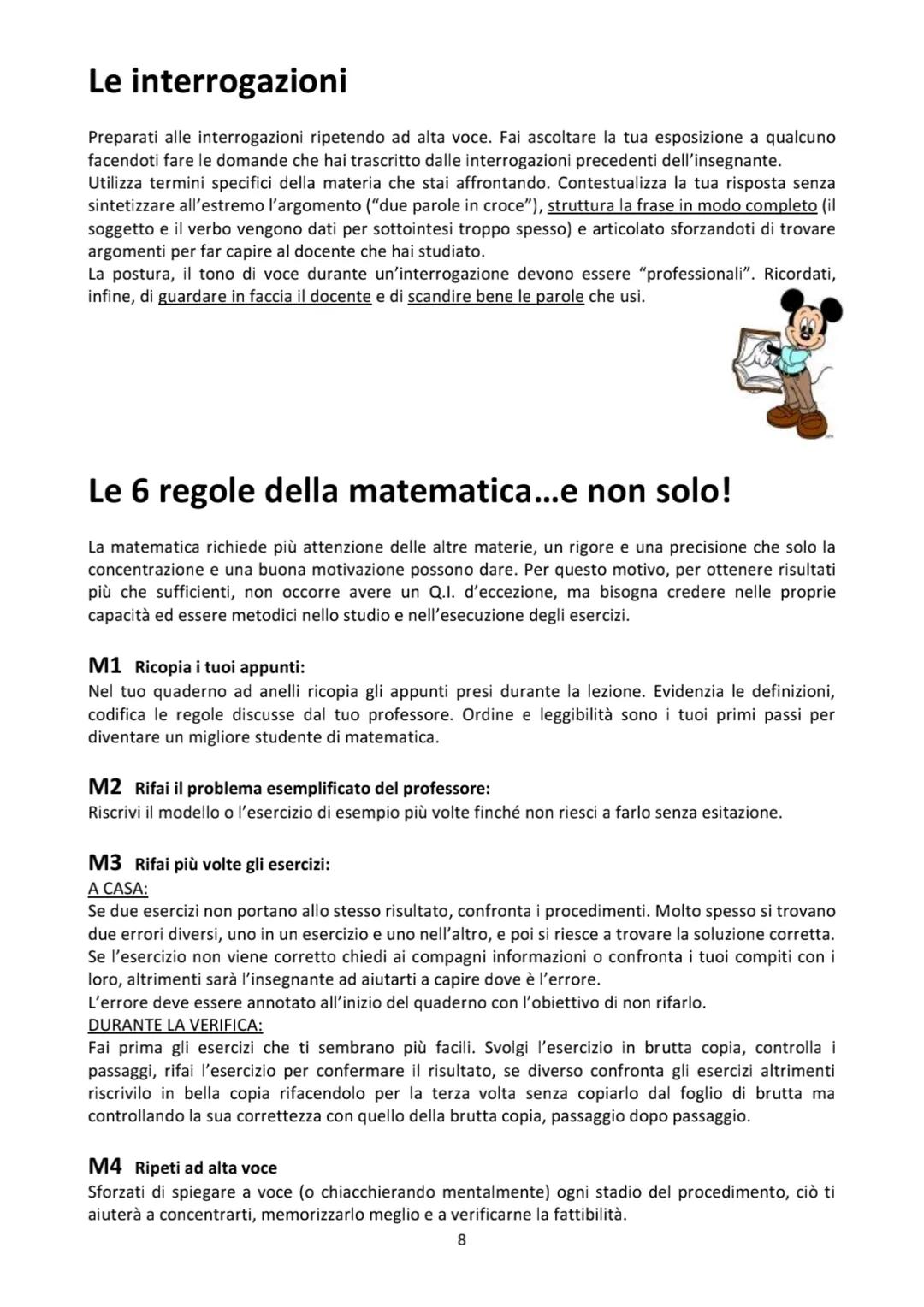 Come studiare
Metodo per studiare con efficacia Premessa
Questo fascicolo raccoglie alcune strategie di apprendimento che possono facilitare