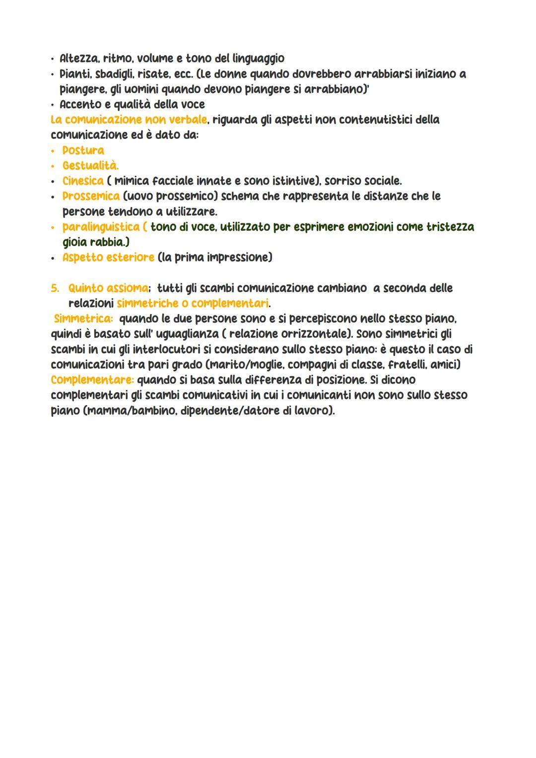 # Gli Assiomi Della Comunicazione
Paul Wastlavic, scrisse un libro che si chiama Paragmatica della comunicazione
umana. Tratta di cinque pr