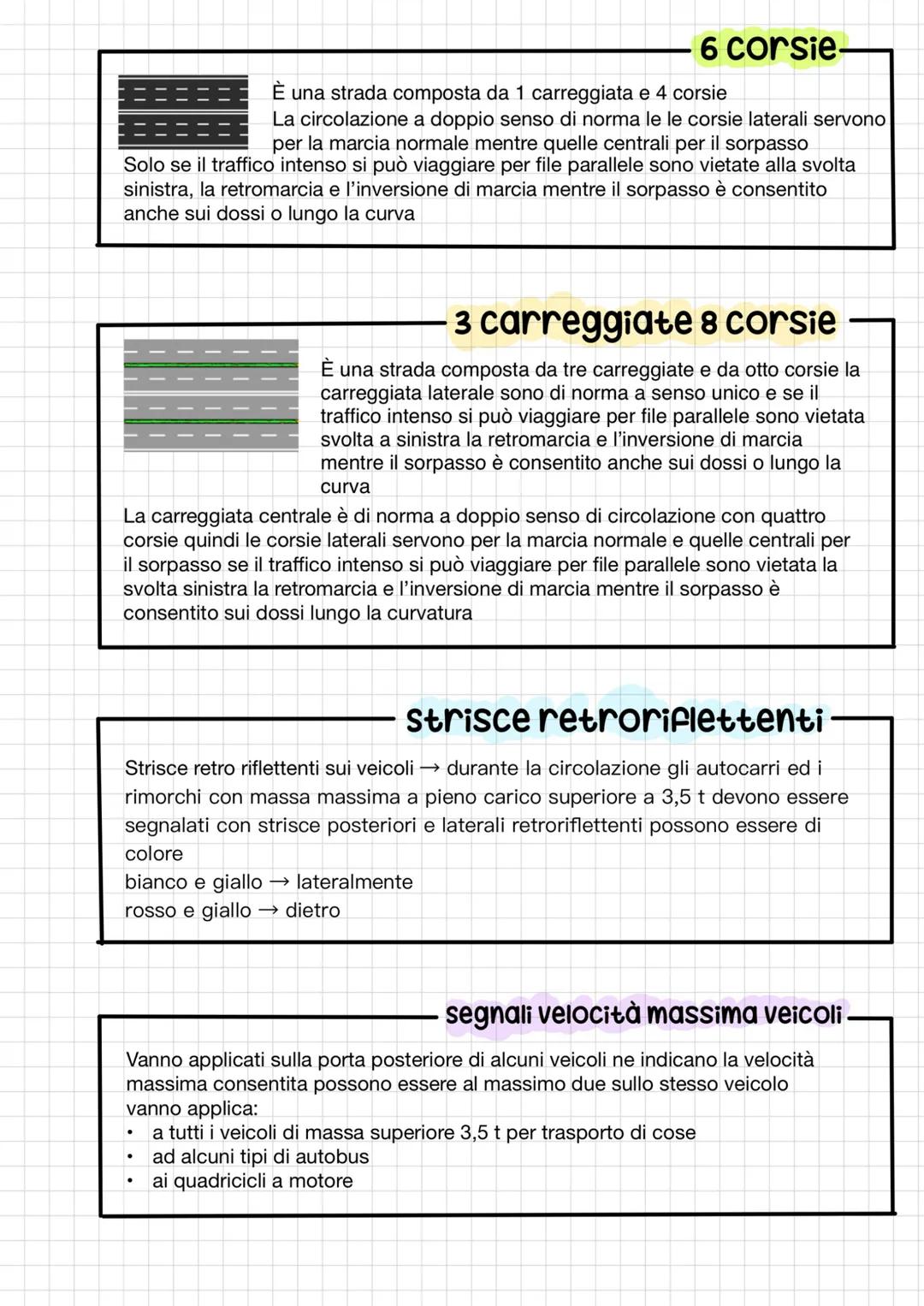Strada
-Definizione.
La Strada รจ un'area aperta alla circolazione dei pedoni, animali e veicoli
Puรฒ essere senso unico o a doppio senso di c