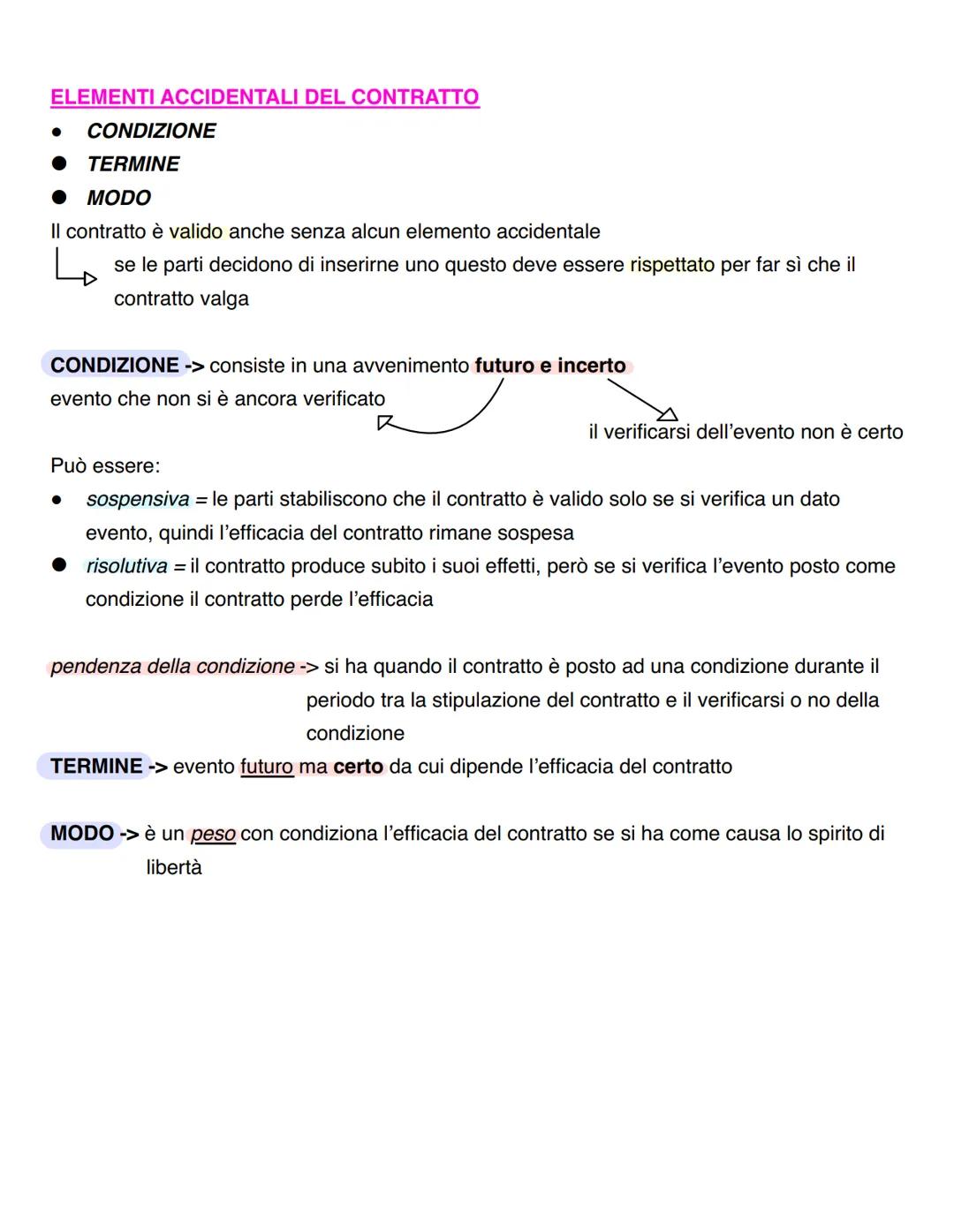 IL CONTRATTO
"Accordo di due o più parti per COSTITUIRE, REGOLARE O ESTINGUERE un rapporto
giuridico patrimoniale"
COSTITUIRE= dare inizio a