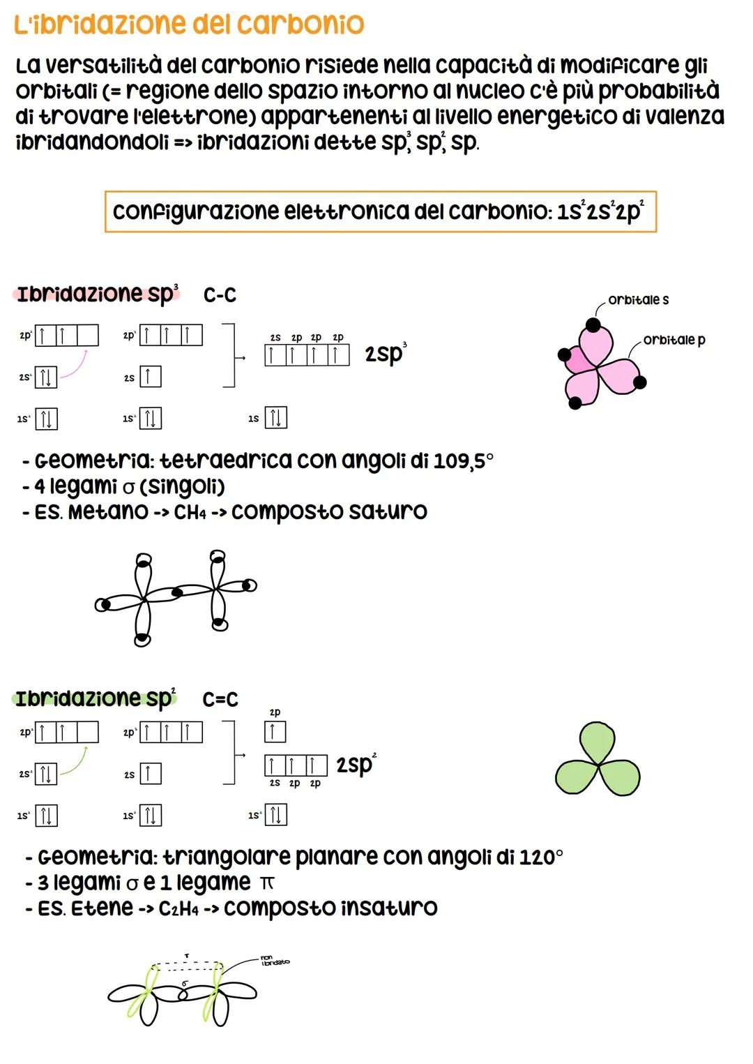 CHIMICA ORGANICA
branca della chimica che si occupa dei
composti contenenti atomi di carbonio
I composti organici
Il carbonio è l'elemento c