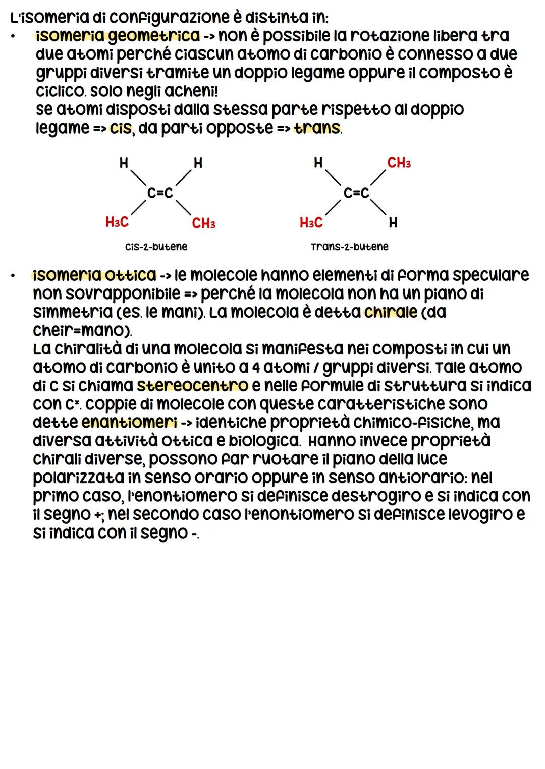 CHIMICA ORGANICA
branca della chimica che si occupa dei
composti contenenti atomi di carbonio
I composti organici
Il carbonio è l'elemento c