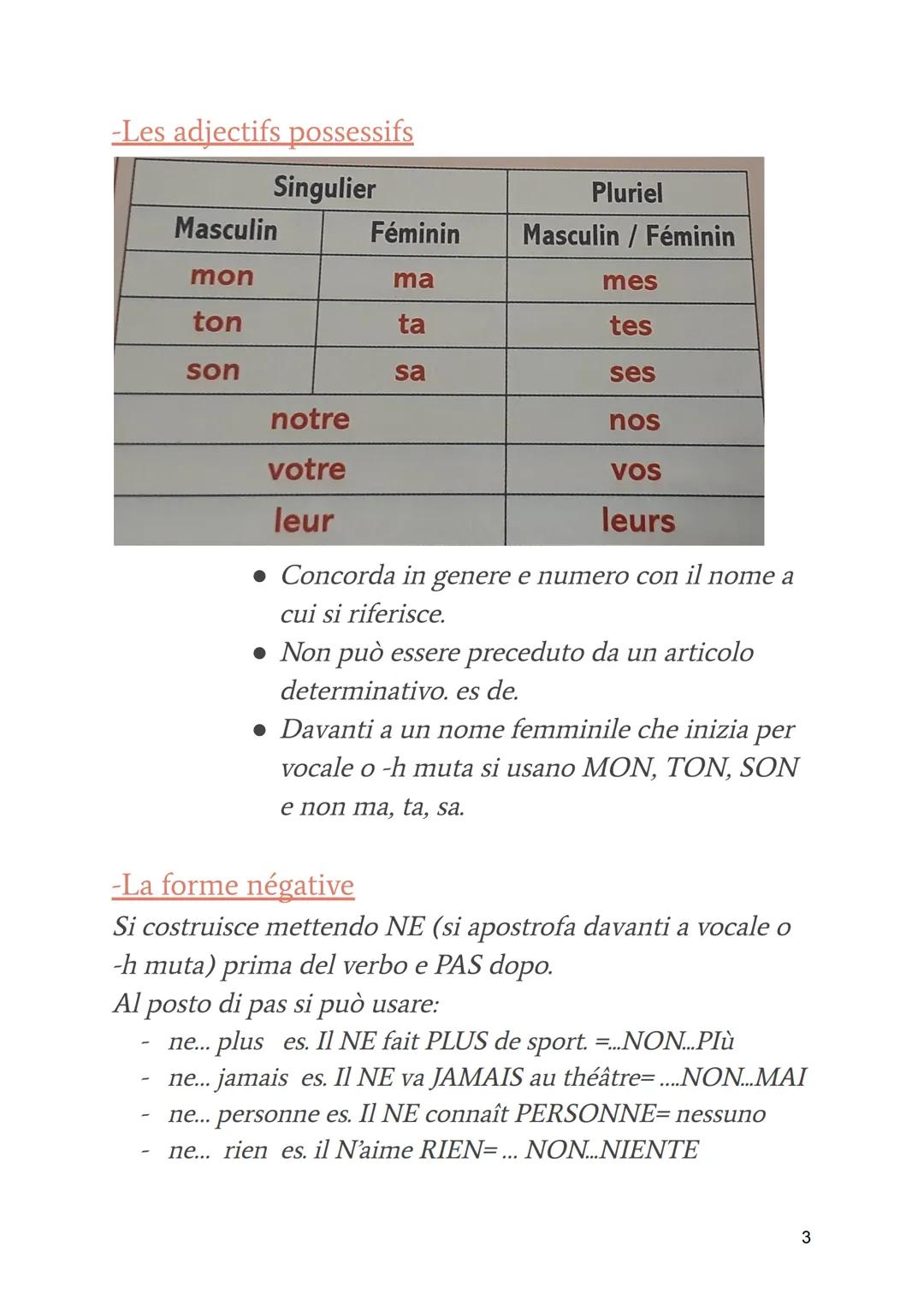 # Argomenti francese
-Le féminin des noms et des adjectifs
Generalmente si forma aggiungendo una -E
ES. C'est un professeur américain = C'