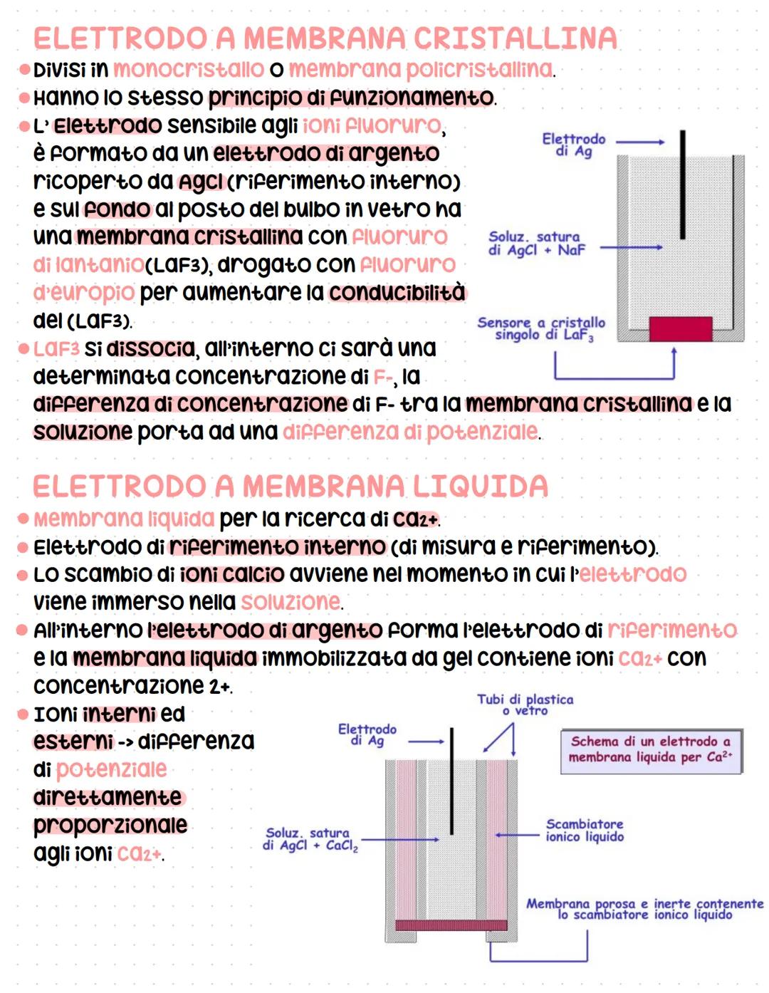 # POTENZIOMETRIA
si basa sulla misura del potenziale di celle elettrochimiche in
assenza di passaggio di corrente.
# LEGGE DI NERST
La po