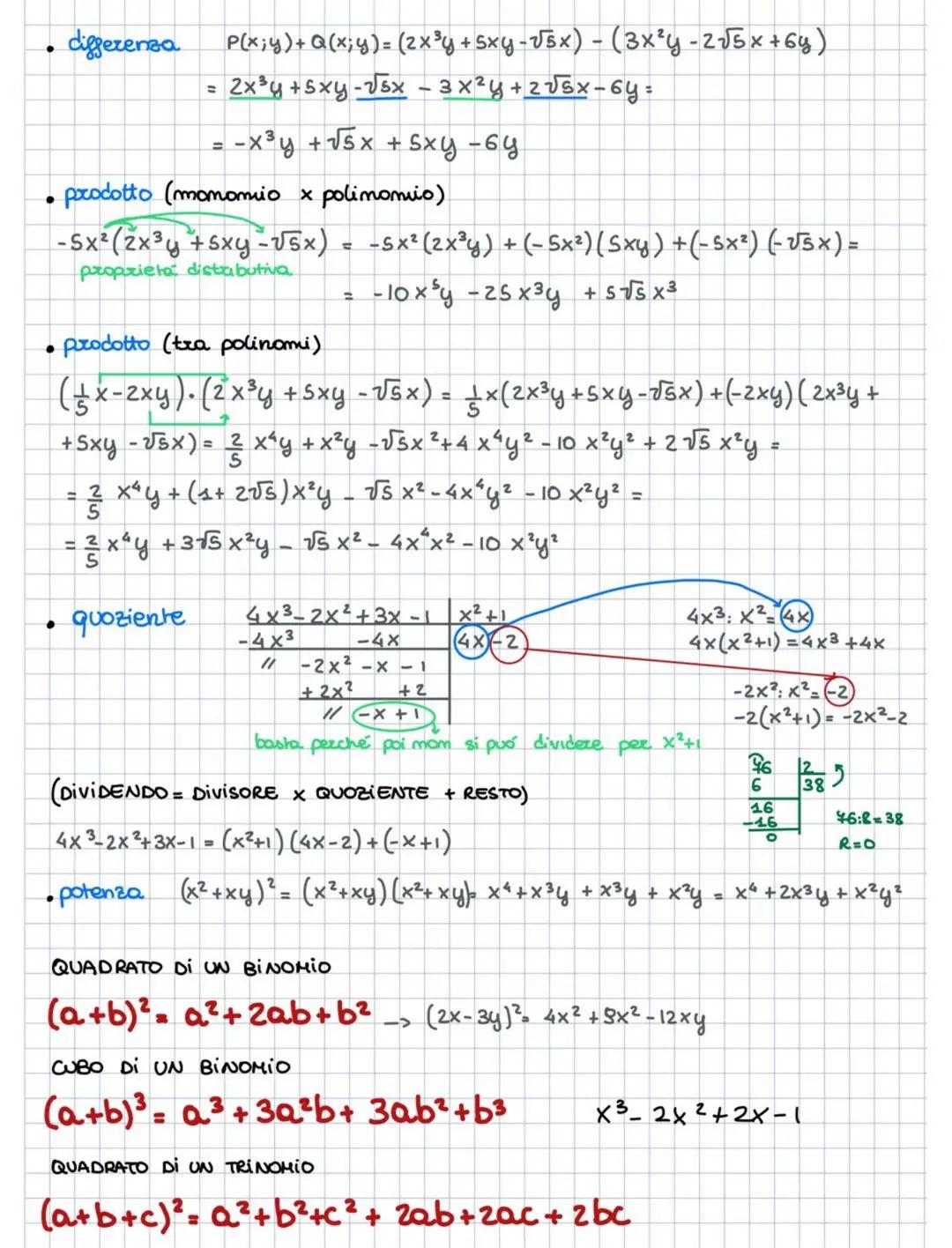 # MONOHI
espressioni algebriche con lettere (valazi numerici generali) e numeri
②xy parte letterale
coefficente o poche numerica.
$
\frac