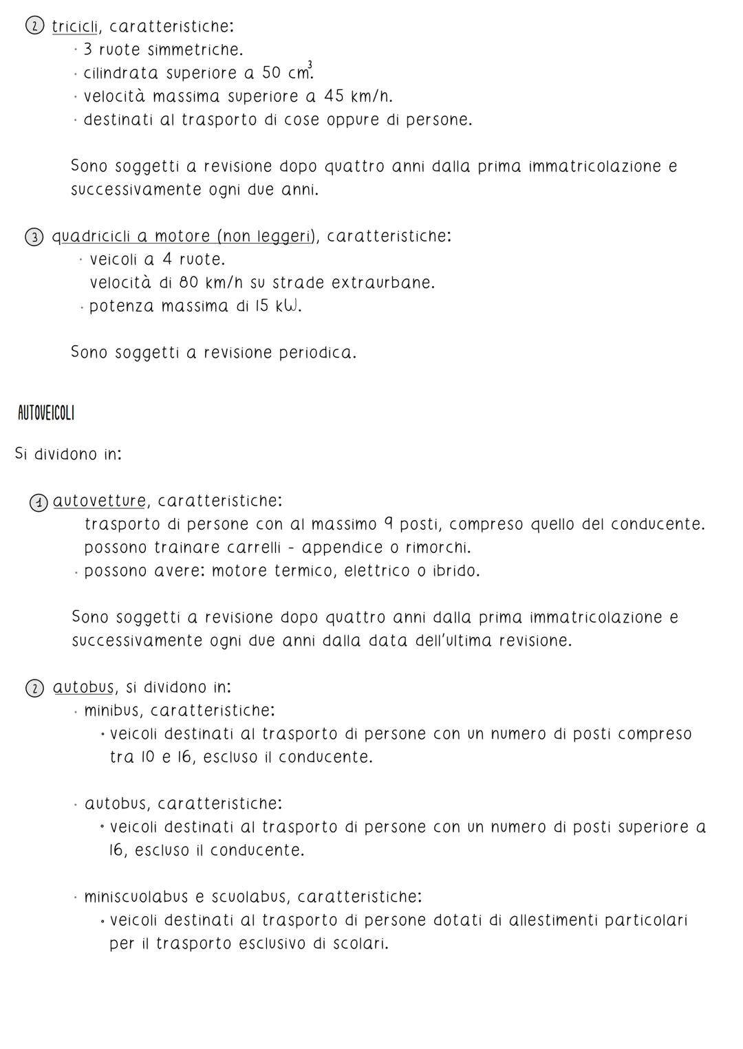 Classificazione dei veicoli
VEICOLI PRIVI DI MOTORE
Sono:
(1 veicoli a braccia→ spinti o trainati da un uomo a piedi.
(2 veicoli a trazione