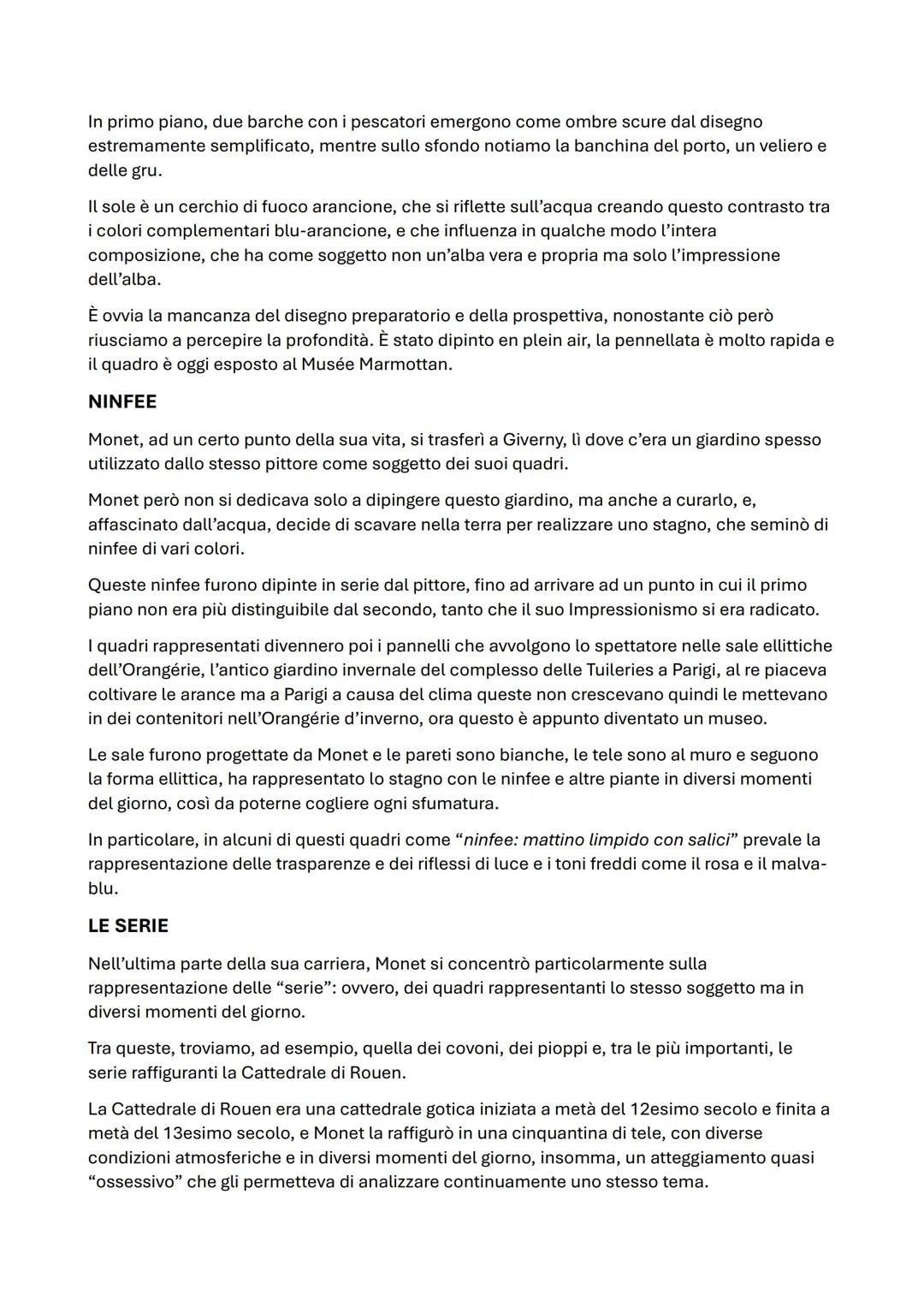 IMPRESSIONISMO
A iniziare dai primi anni Sessanta del XIX secolo, alcuni giovani pittori decisero di
intraprendere una coraggiosa battaglia
