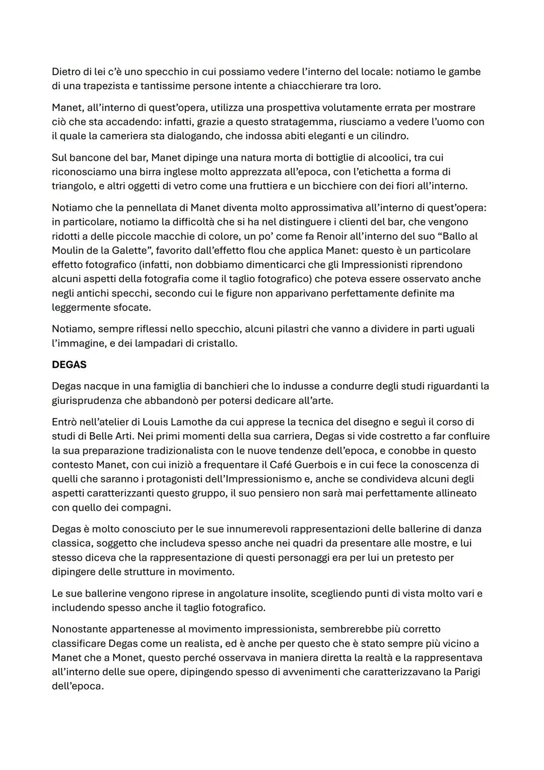 IMPRESSIONISMO
A iniziare dai primi anni Sessanta del XIX secolo, alcuni giovani pittori decisero di
intraprendere una coraggiosa battaglia