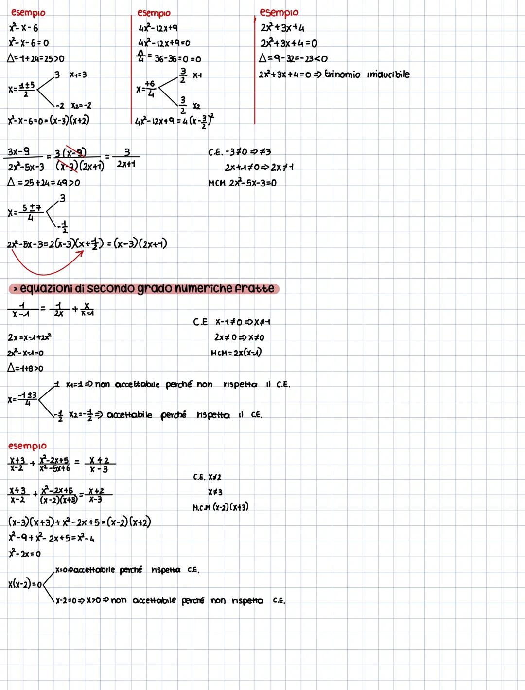 →
forma normale e
Equazioni di secondo grado
Soluzioni
Un equazione di secondo grado
In
forma normale é un'equazione del tipo:
ax² + bx+c=o