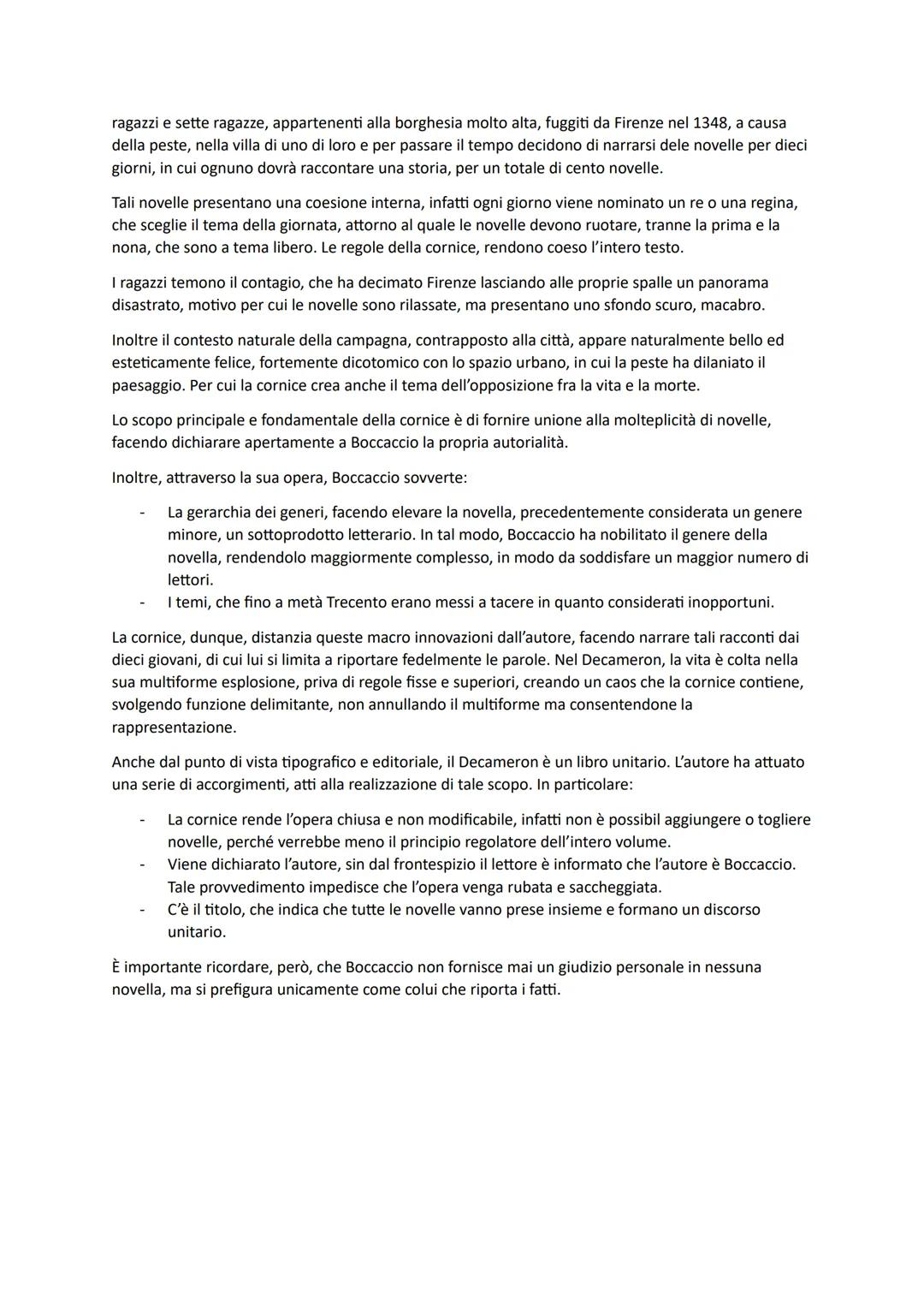 # BOCCACCIO
Vita e parti generali
Boccaccio si comporta analogamente a Petrarca circa gli spetti della propria vita. Nelle proprie opere
s