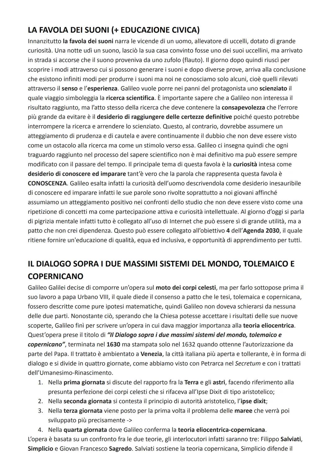 # GALILEO GALILEI
## VITA
Galileo Galilei nacque a Pisa nel 1564 da un padre musicista, membro
della Camerata de' Bardi, che garanti al fi