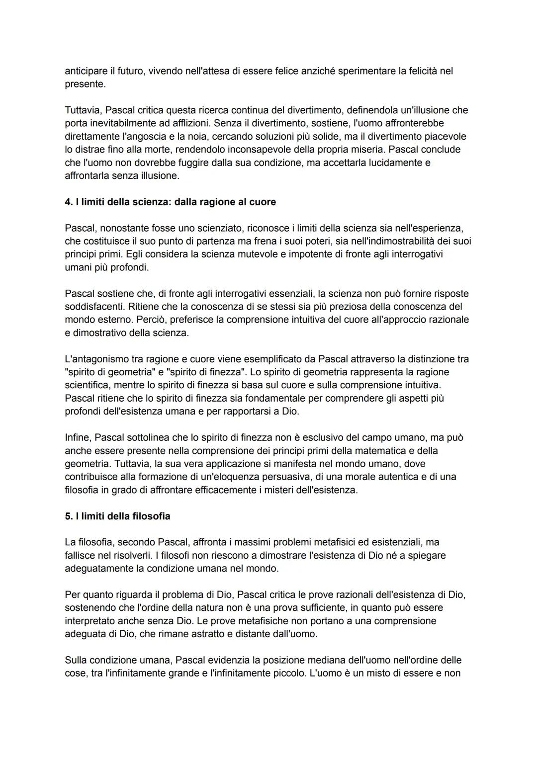 # PASCAL
1. La vita e gli scritti
Blaise Pascal, nato nel 1623, fu un brillante matematico e fisico con interessi in vari campi
scientific