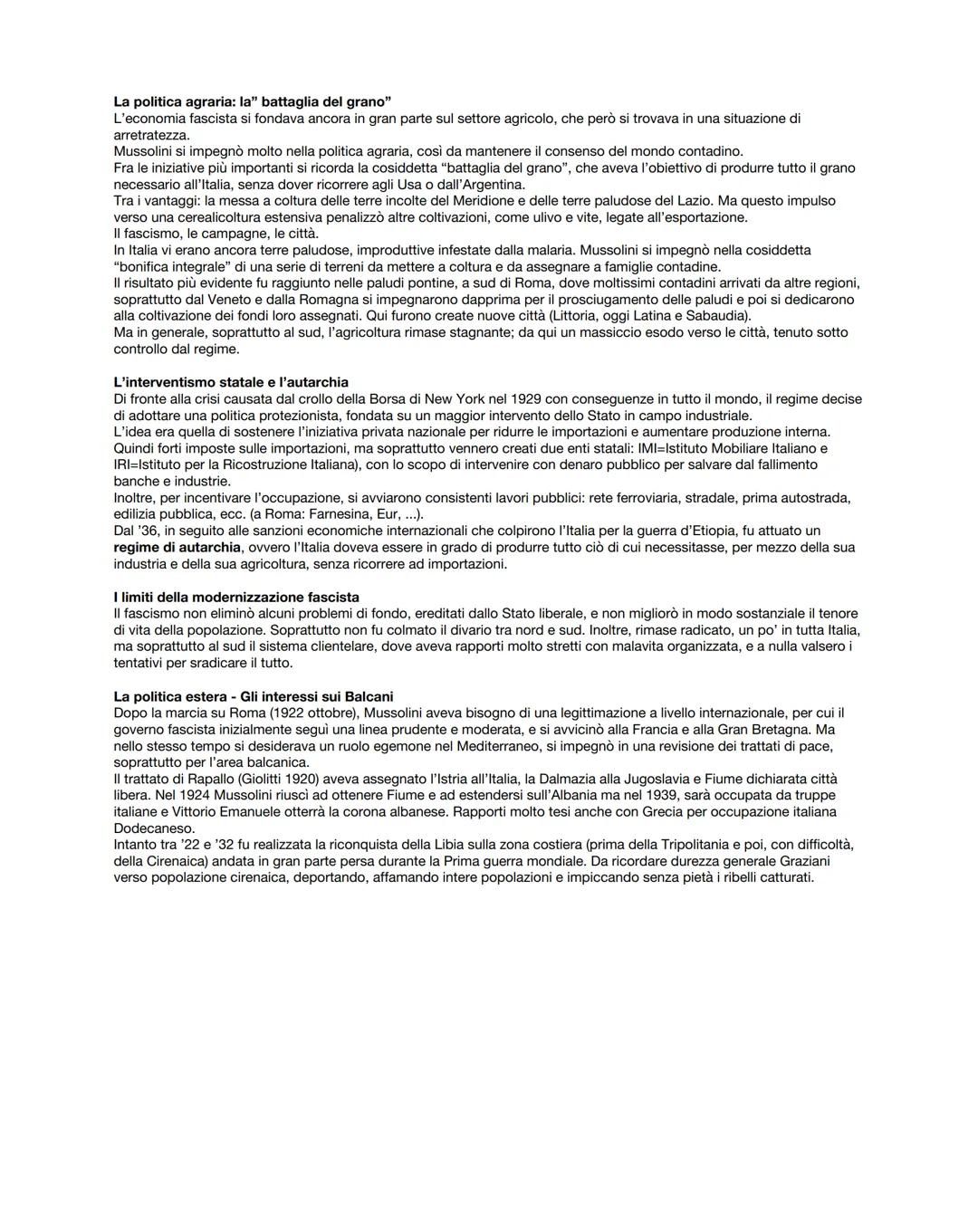 # La crisi del dopoguerra
Nonostante fosse risultata una delle potenze vincitrici, al termine della grande guerra l'Italia dovette affronta
