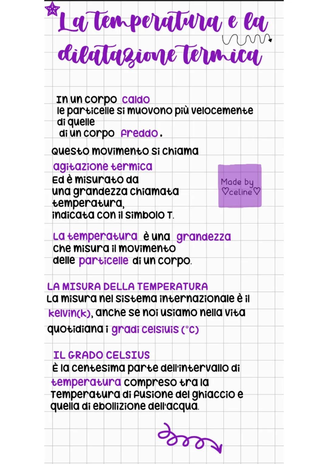 La dilatazione termica e la temperatura