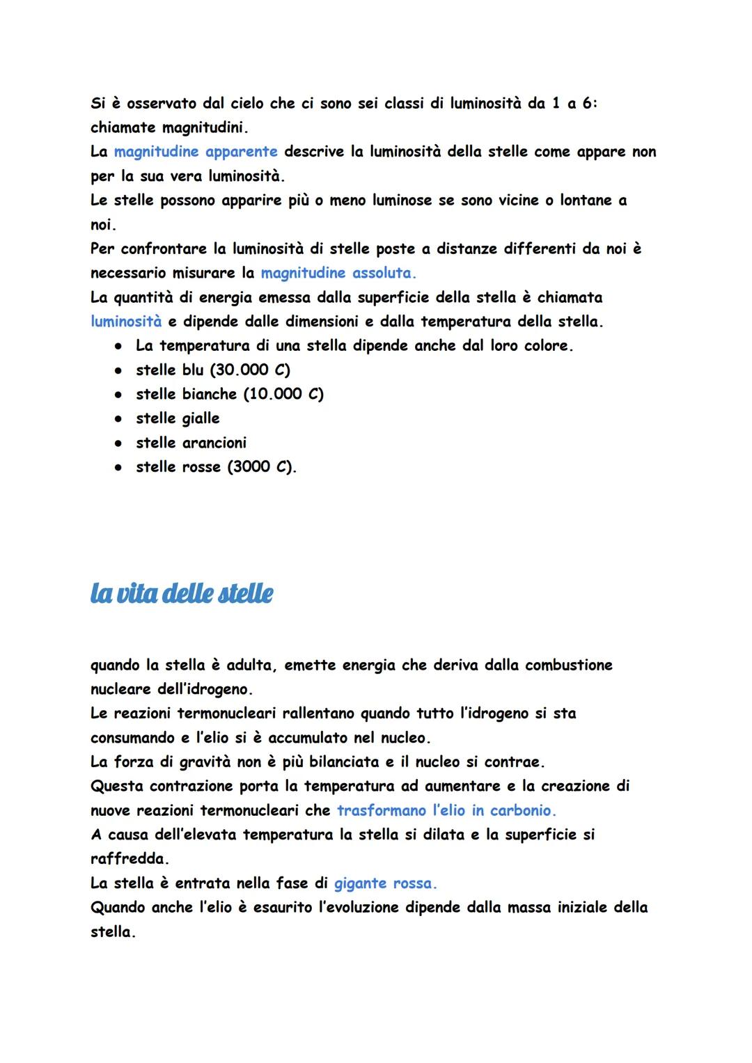 SCIENZE, L'UNIVERSO
Nel corso della notte le stelle si muovono tutte insieme, dando l'impressione
di far parte di un'enorme sfera chiamata s