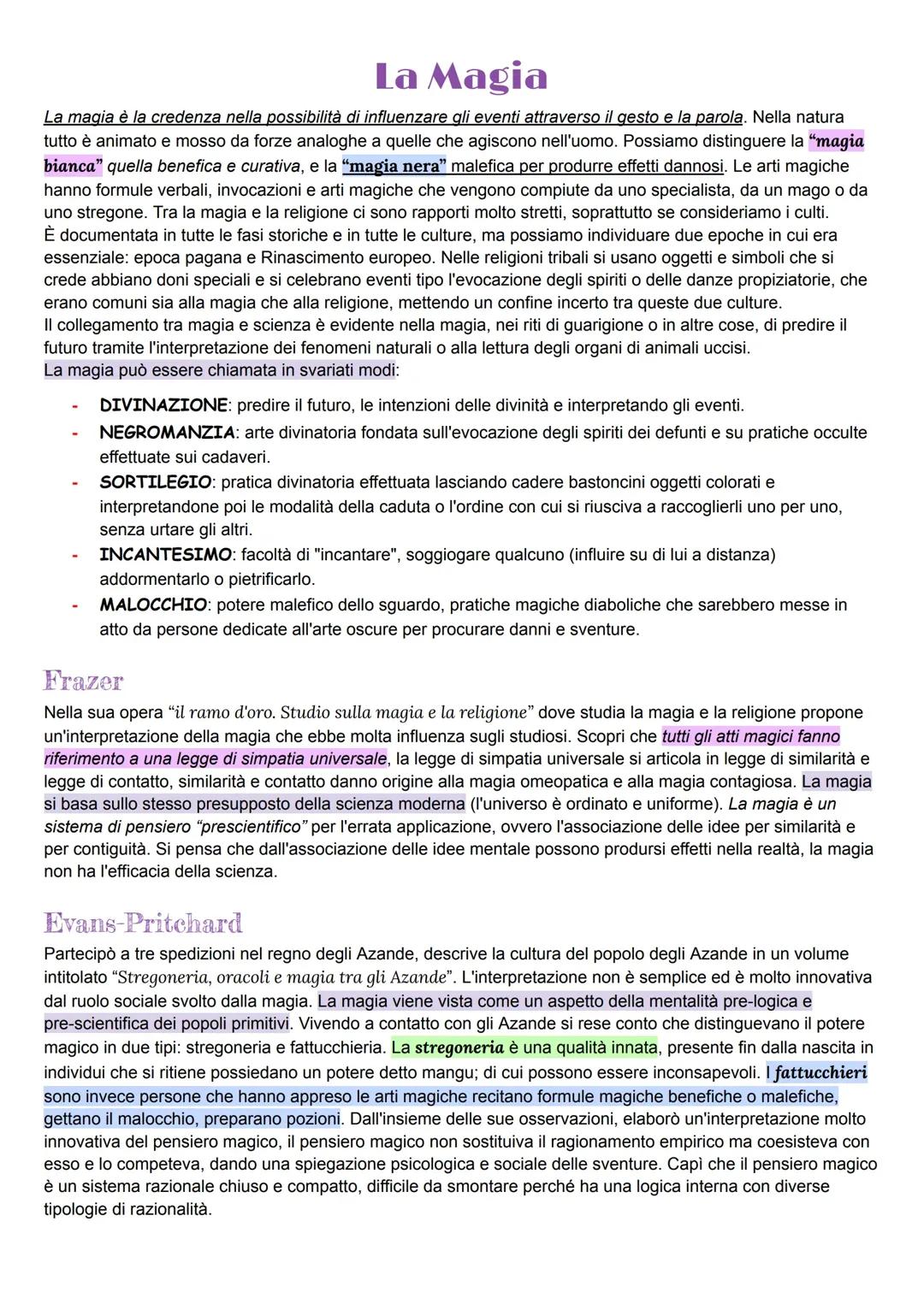 La Magia, il Mito, la Scienza, L'espressione artistica e linguistica