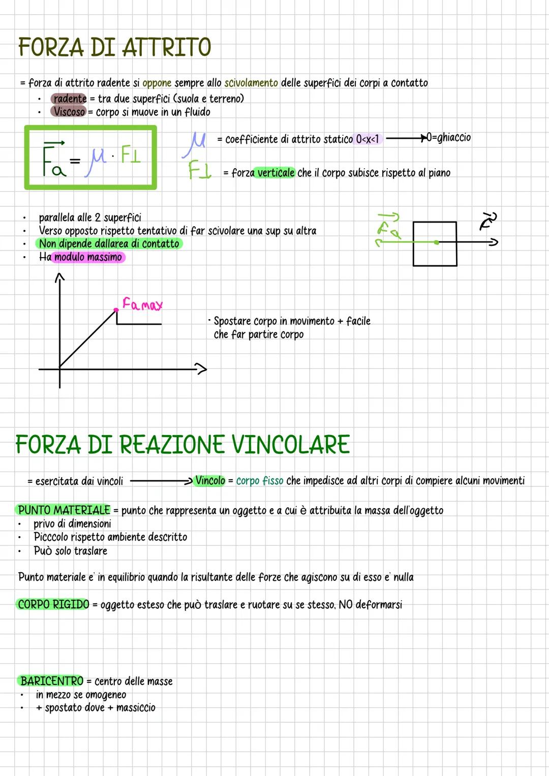 # LE FORZE
Forza grandezza fisica che descrive l'interazione tra due corpi
→Un corpo da solo nn può esercitare o subire
forza
Di Contatto