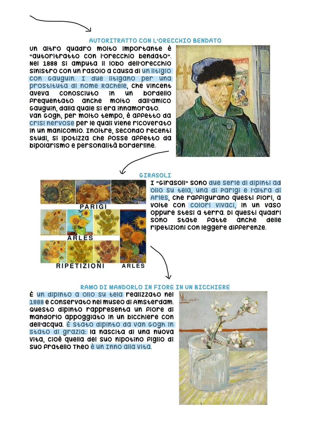 # Vincent Van Gogh
Biograria
vincent van Gogh รจ uno dei piรน importanti
artisti della corrente appartenente al
post-impressionismo. per lui