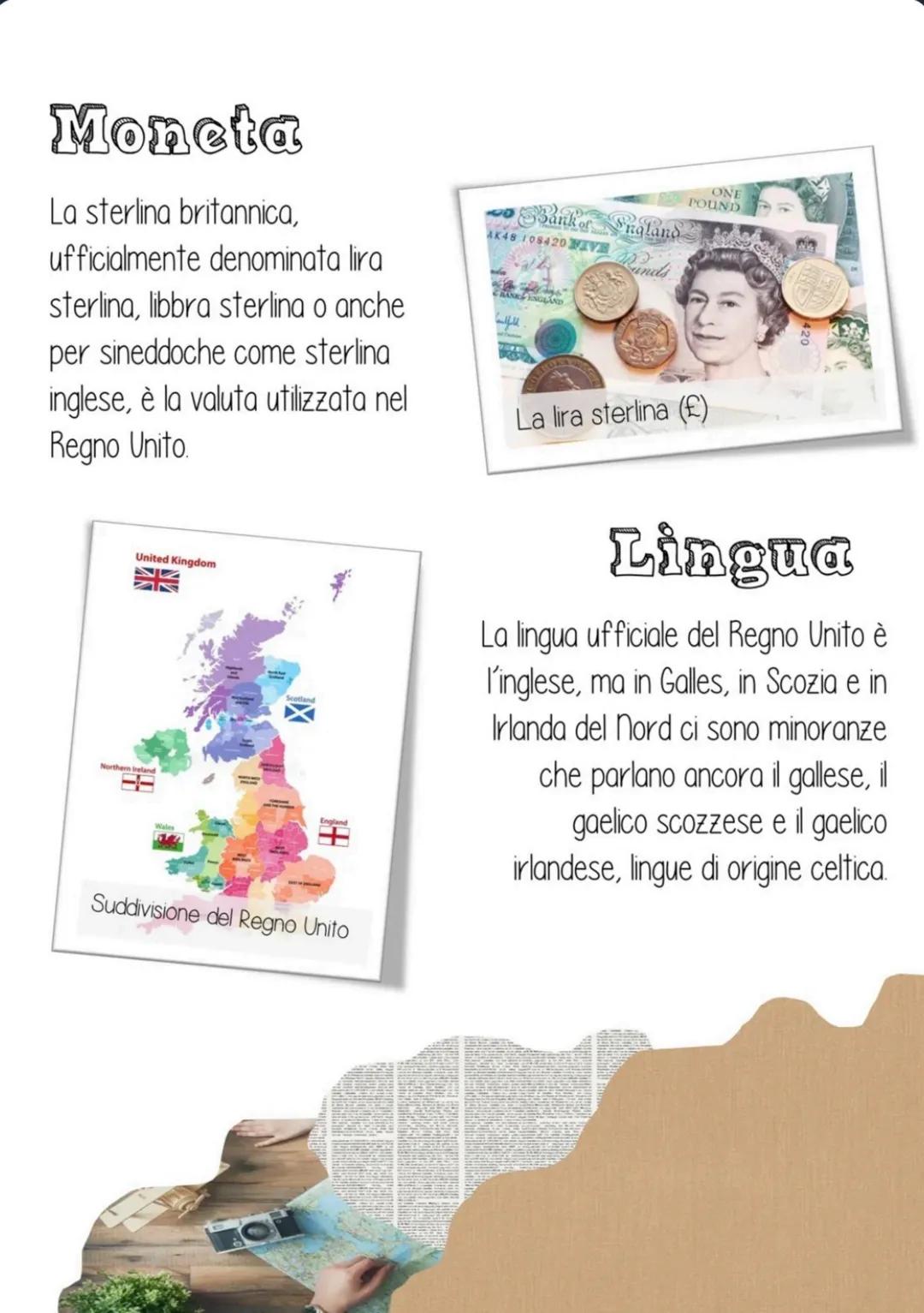 # Il Regno Unito
Confini
È interamente circondato dal
mare: a est dal Mare del Nord, a
ovest dal Mar d'Irlanda, e a sud
dalla Manica, che n