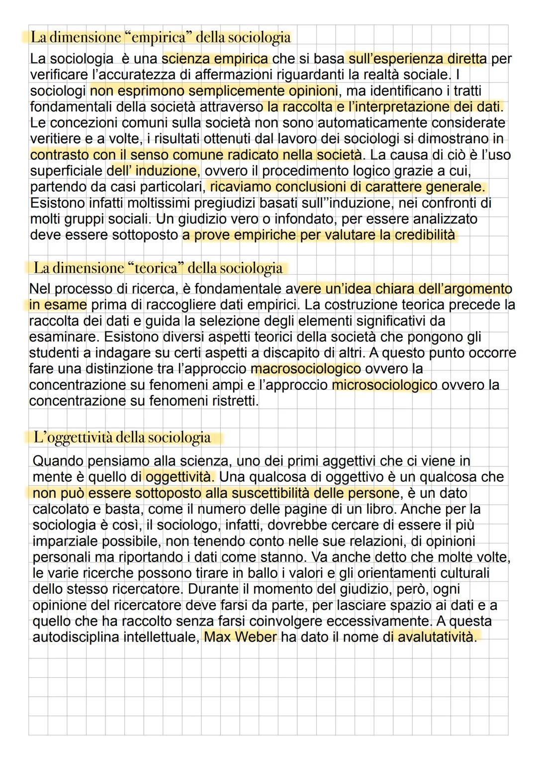 # Un inquadramento della sociologia
La sociologia è una disciplina scientifica che studia i fenomeni sociali
all'interno della società. Tut