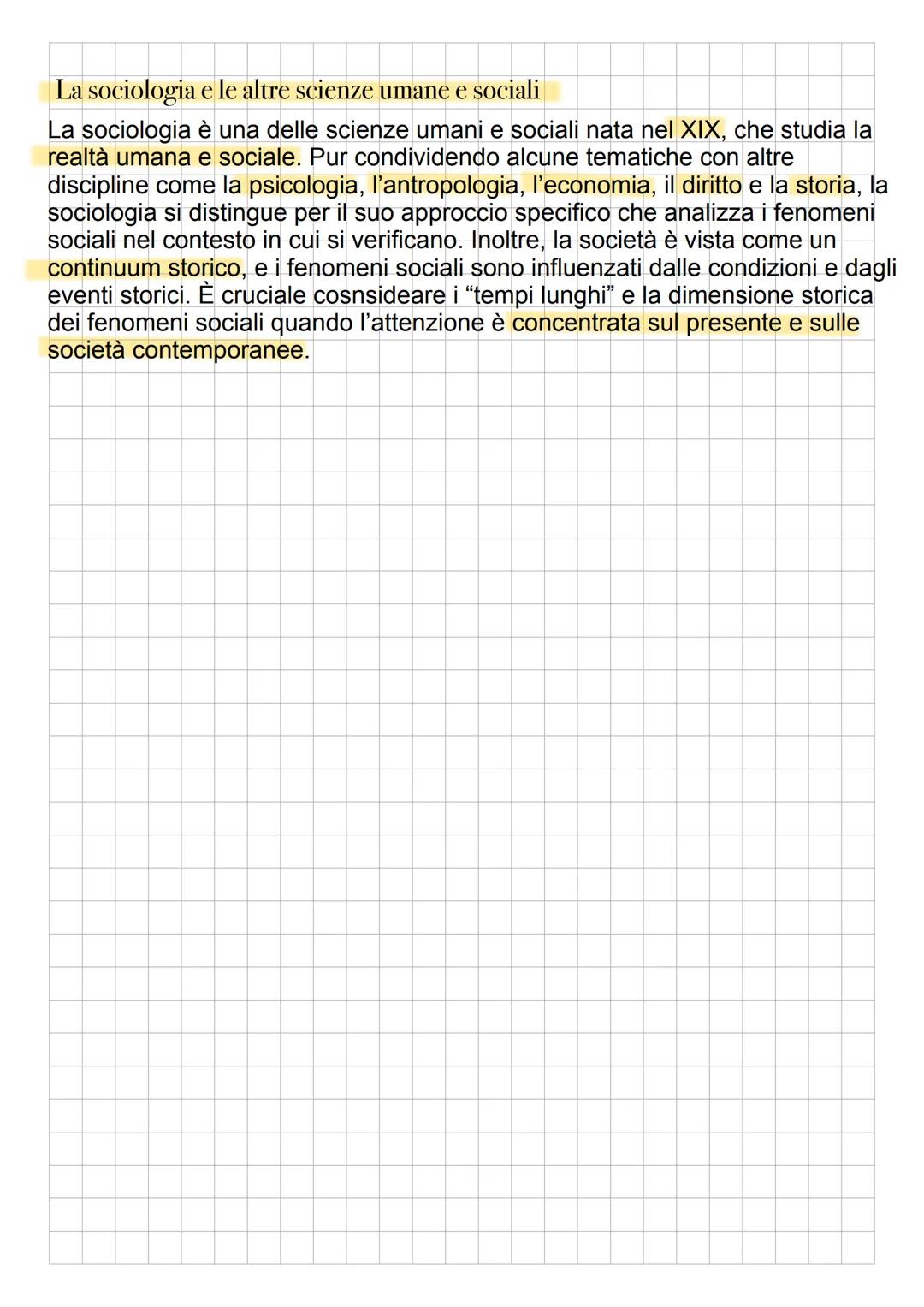 # Un inquadramento della sociologia
La sociologia è una disciplina scientifica che studia i fenomeni sociali
all'interno della società. Tut