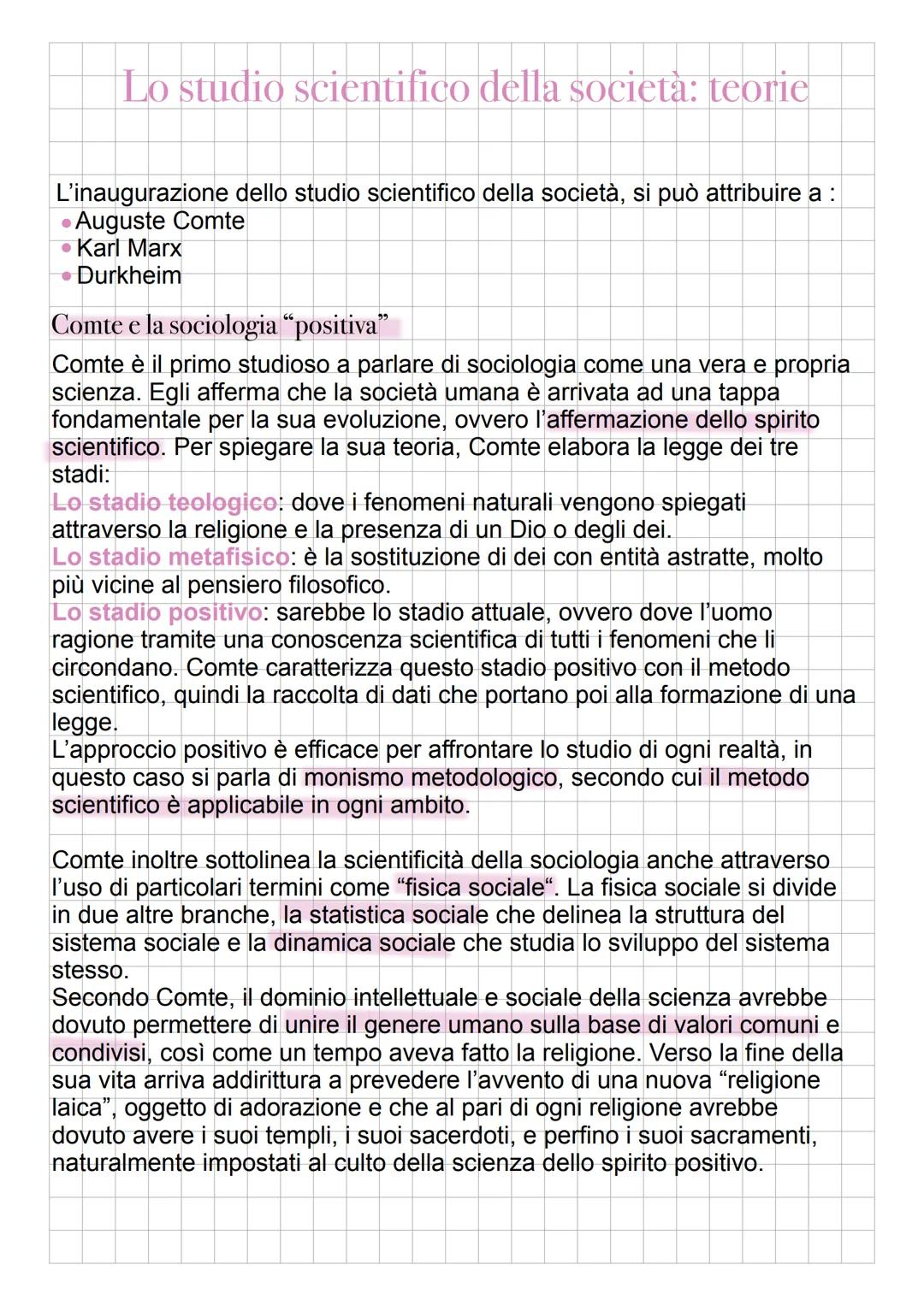 # I presupposti della sociologia
L'attenzione alla dimensione sociale dell'essere umano è sempre stata
presente nella storia della cultura,