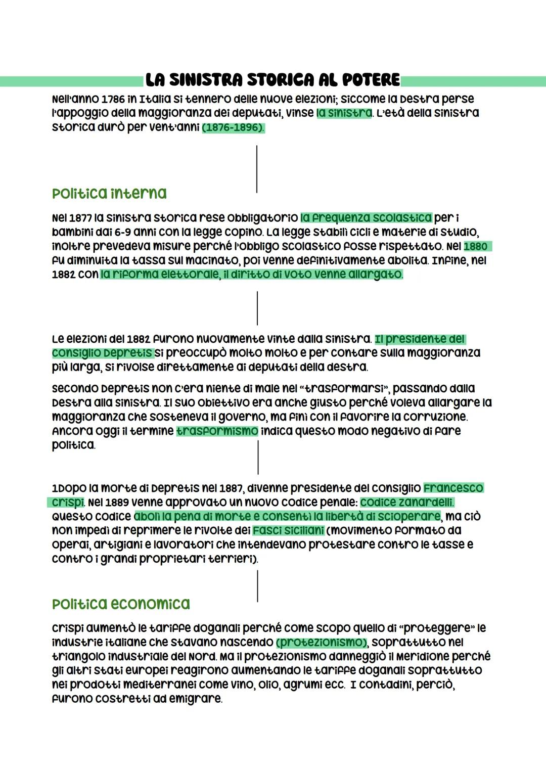 # I PROblemi dell'unitร d'Italia
DOPO il 1861 nel parlamento italiano si fronteggiarono due schieramenti politici:
- La destra storia-
- L