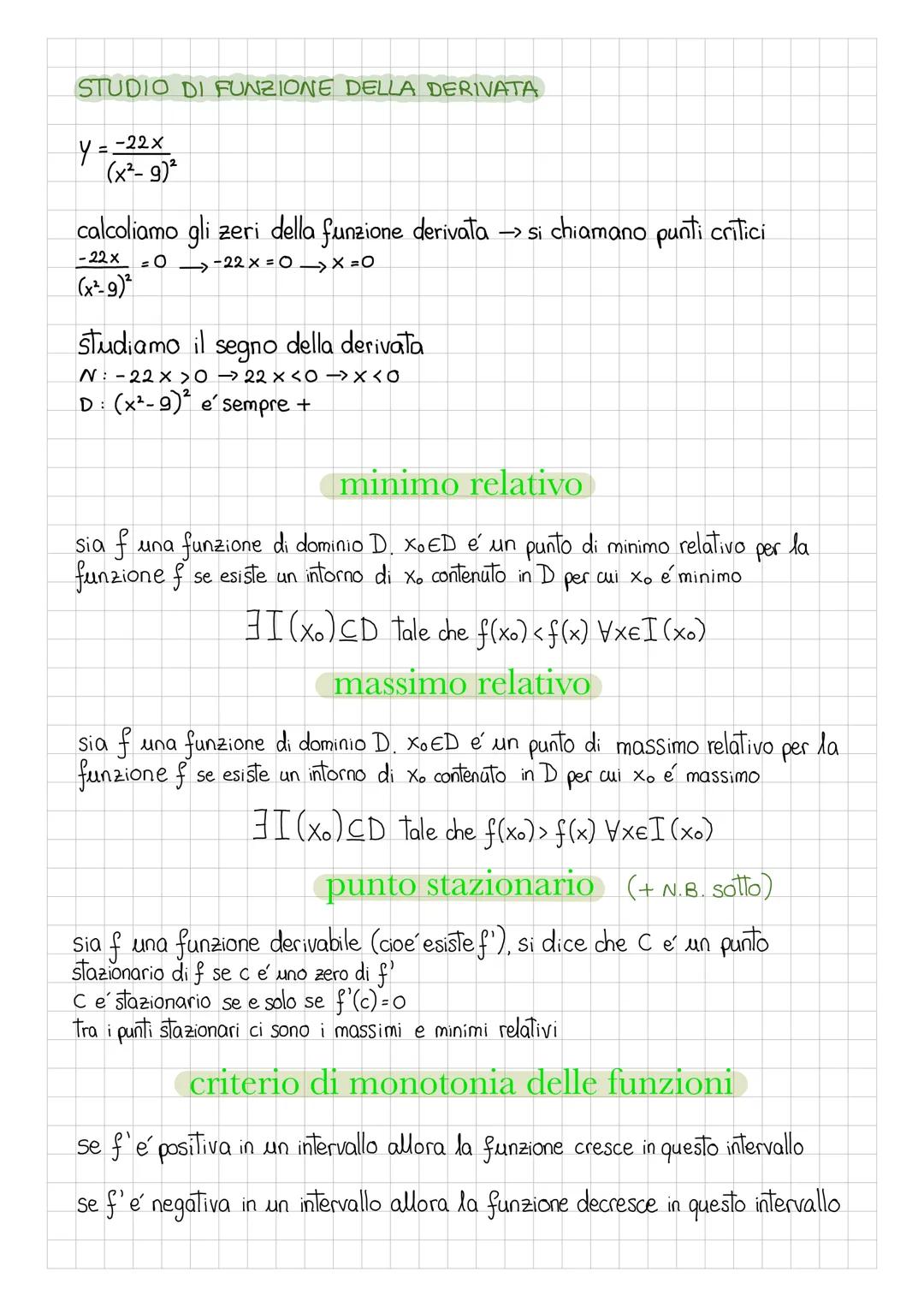 # LE DERIVATE
$P=(x_o; f(x_o))$
$Q=(x_o+h; f (x_o+h))$
retta tangente al grafico di una
funzione nel punto P
$y = f(x)$
retta secante
c
