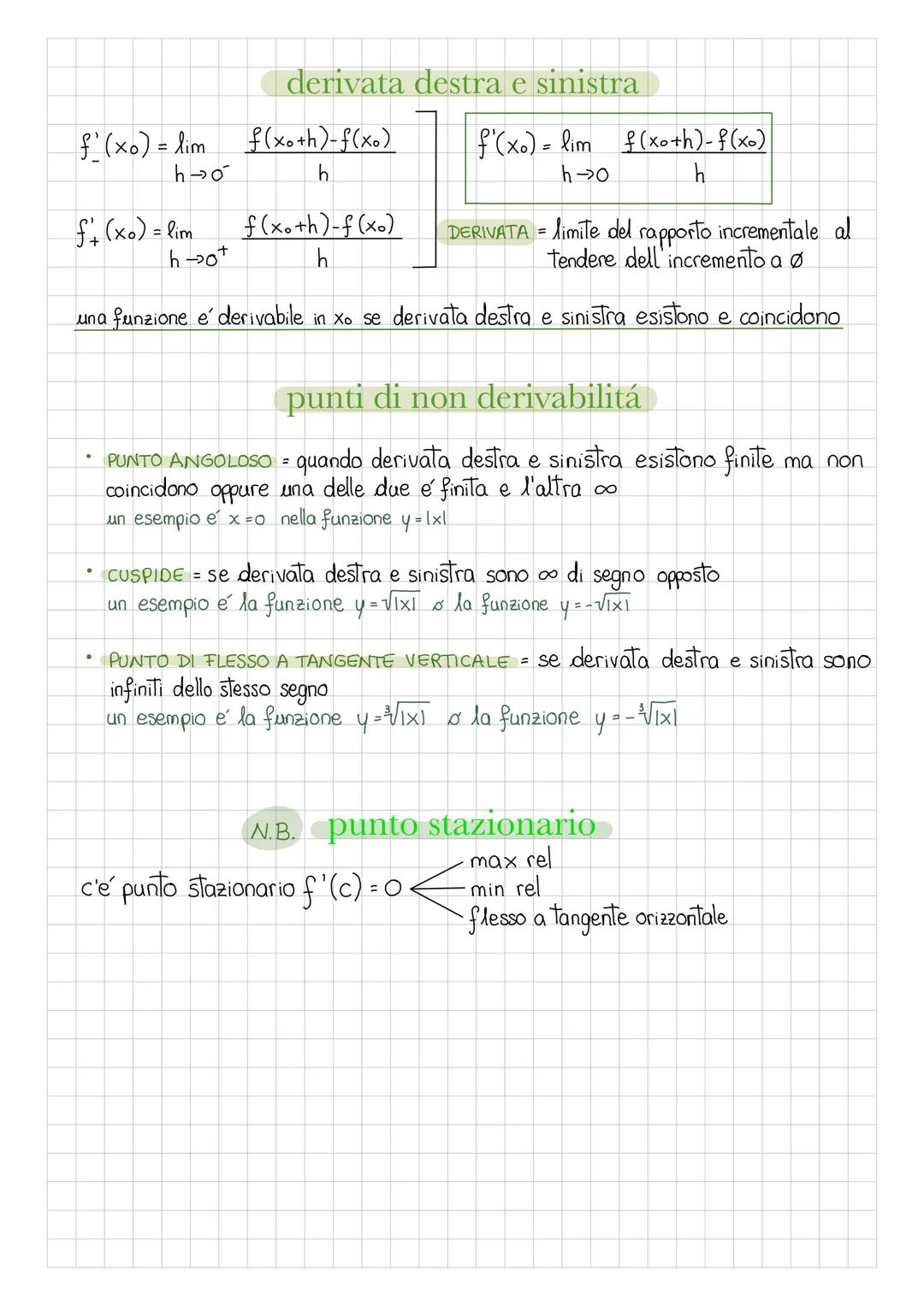 # LE DERIVATE
$P=(x_o; f(x_o))$
$Q=(x_o+h; f (x_o+h))$
retta tangente al grafico di una
funzione nel punto P
$y = f(x)$
retta secante
c