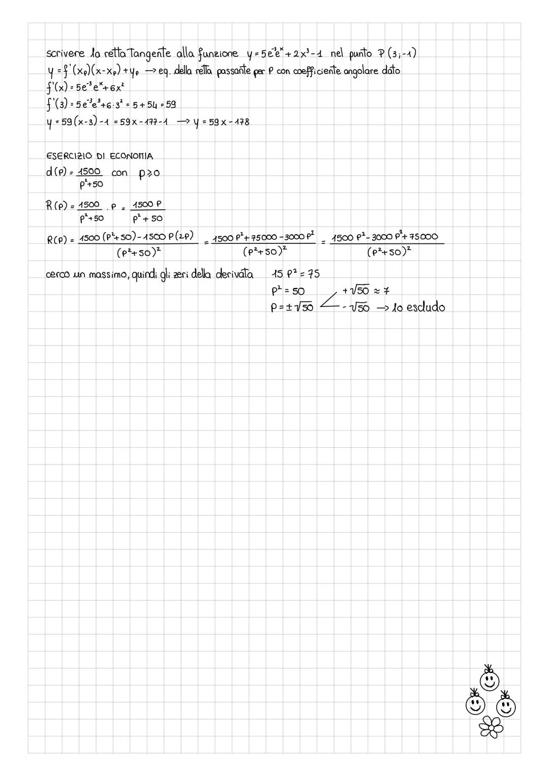 # LE DERIVATE
$P=(x_o; f(x_o))$
$Q=(x_o+h; f (x_o+h))$
retta tangente al grafico di una
funzione nel punto P
$y = f(x)$
retta secante
c